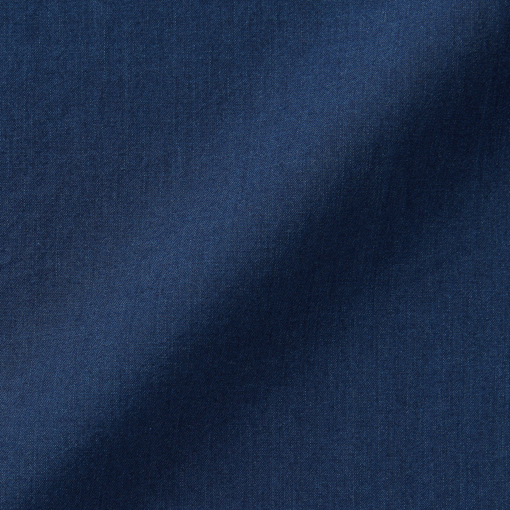 Women's Cotton Voile Indigo Long Sleeve Dress