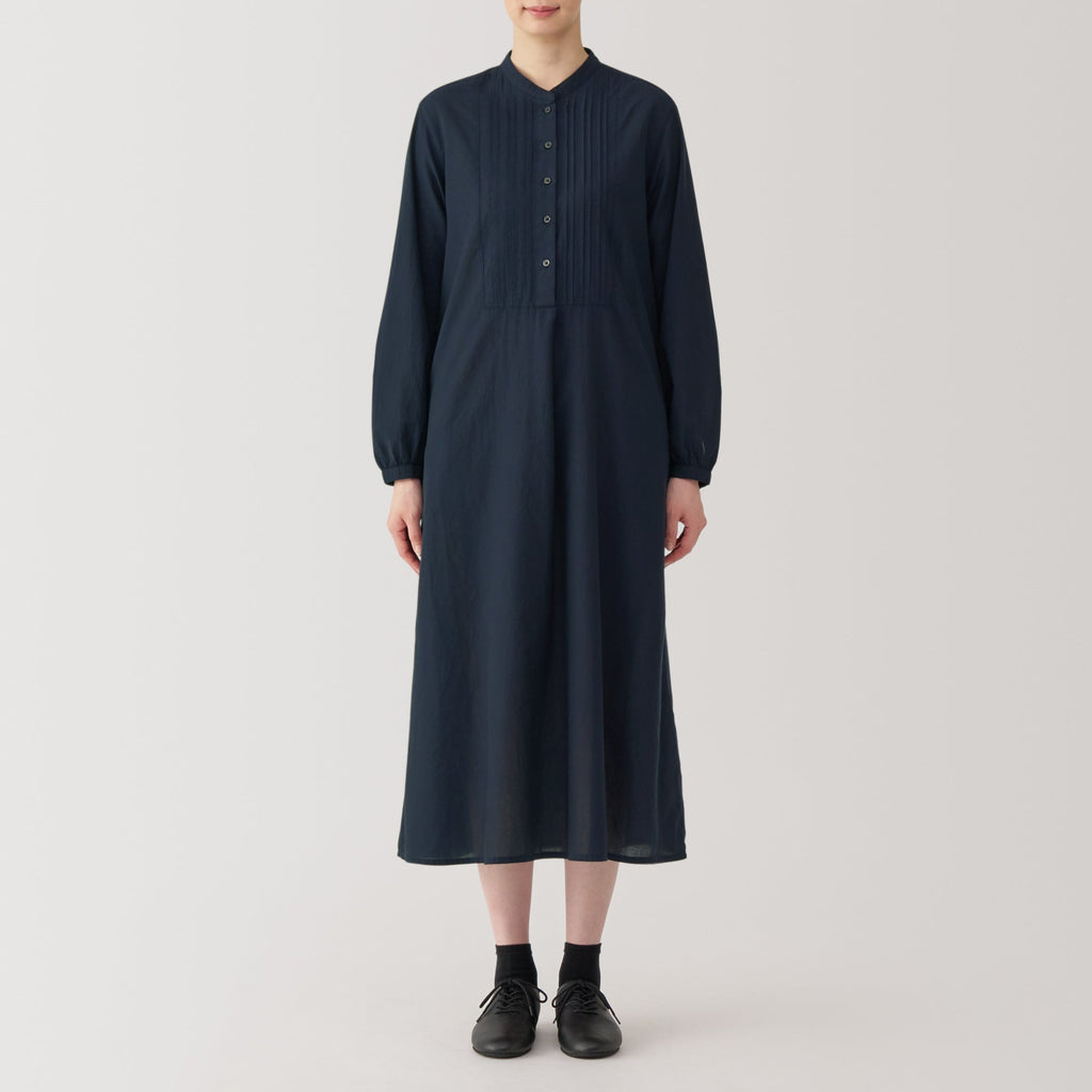 Women's Cotton Voile Long Sleeve Dress