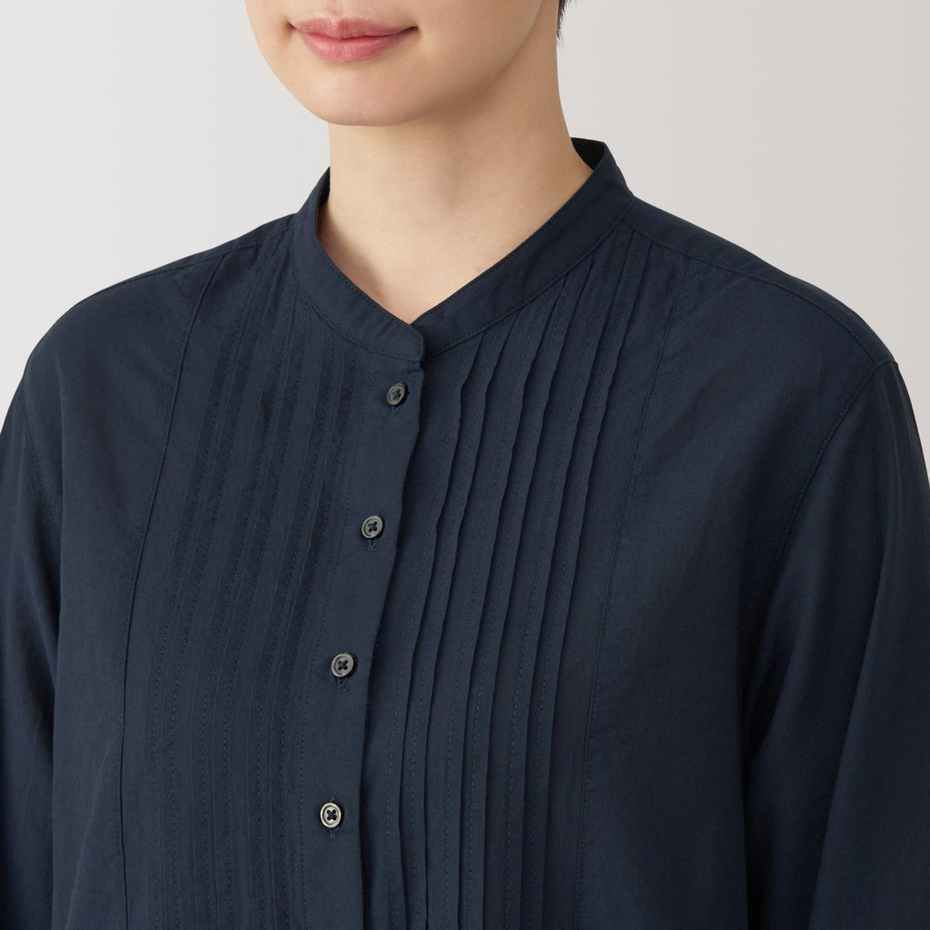 Women's Cotton Voile Long Sleeve Dress
