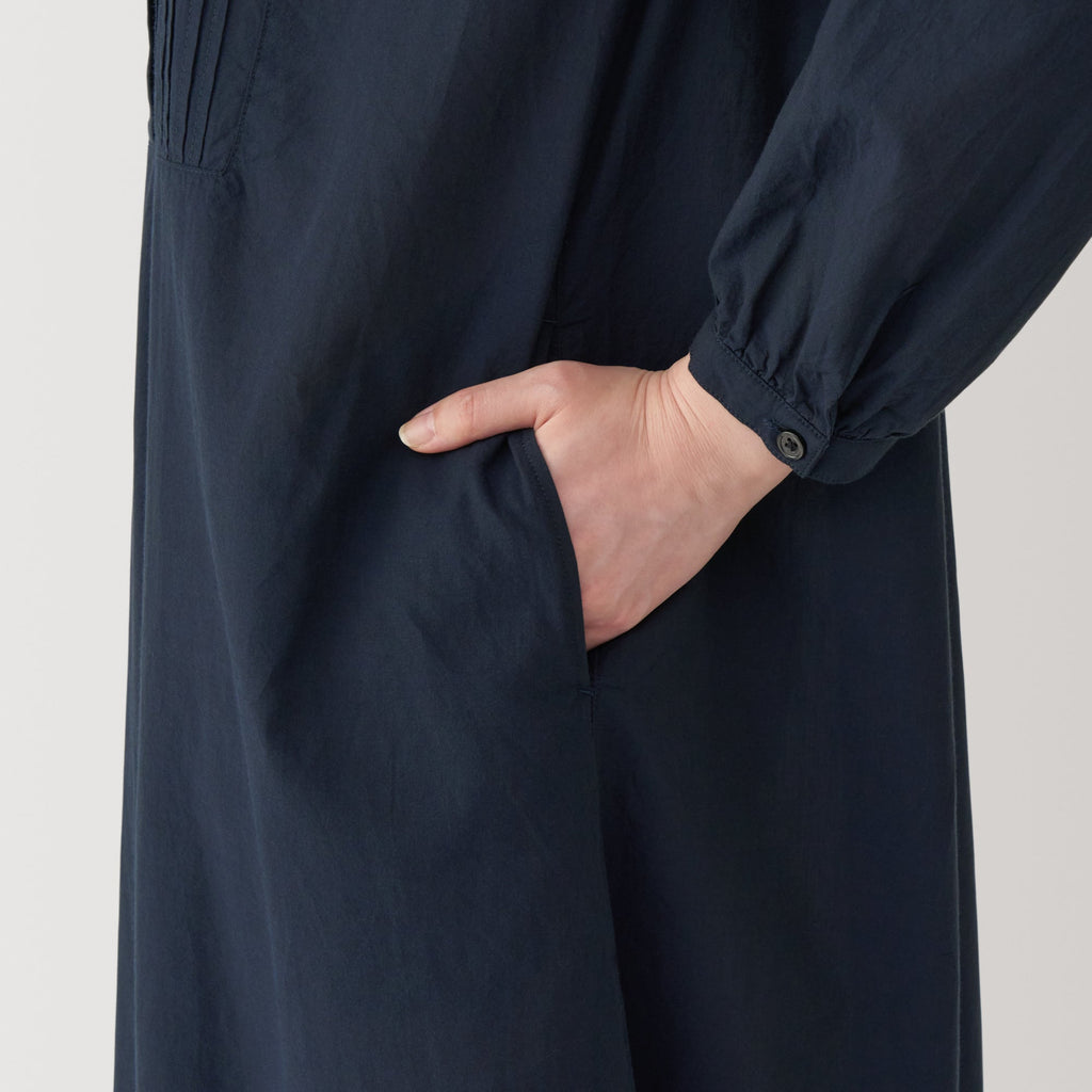 Women's Cotton Voile Long Sleeve Dress