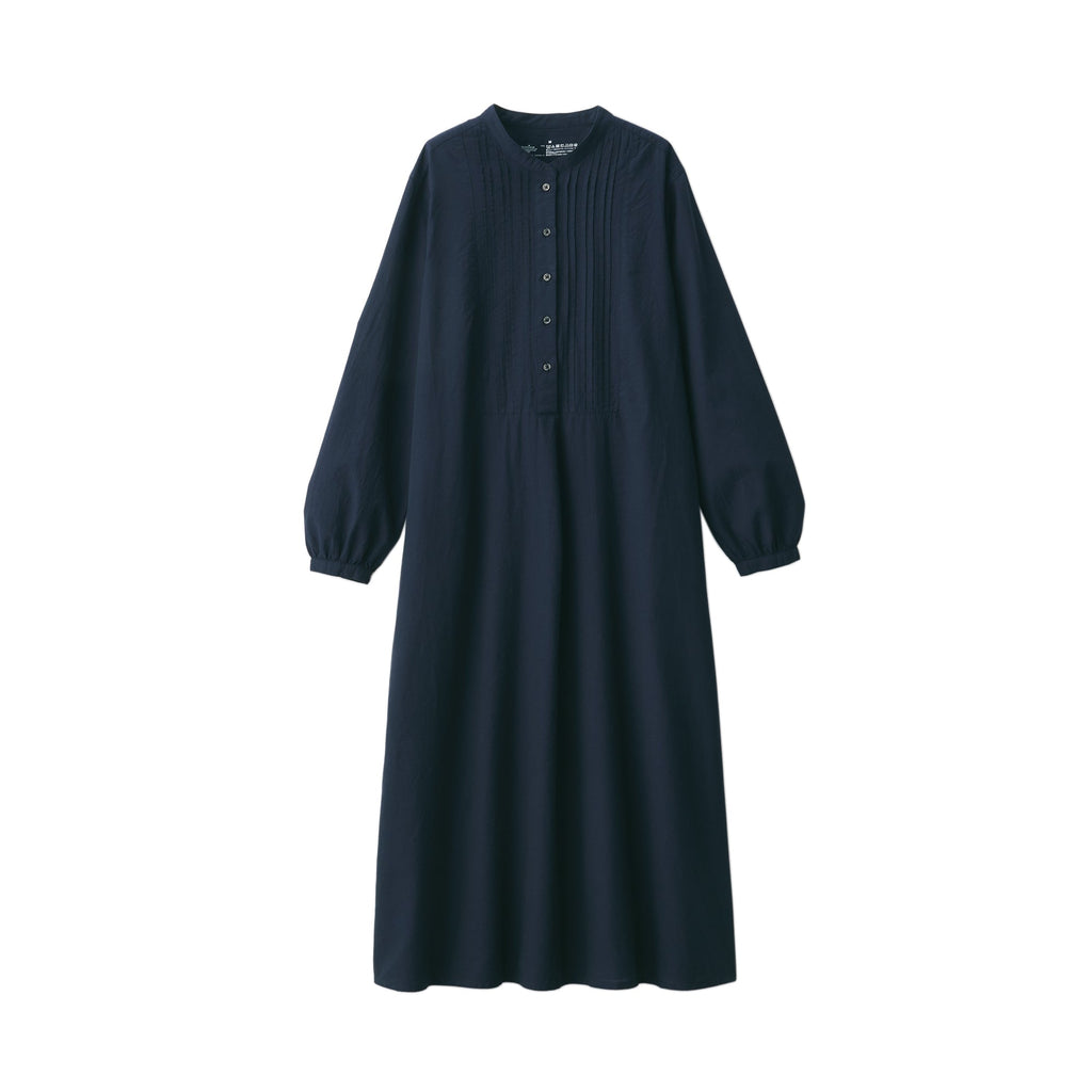 Women's Cotton Voile Long Sleeve Dress