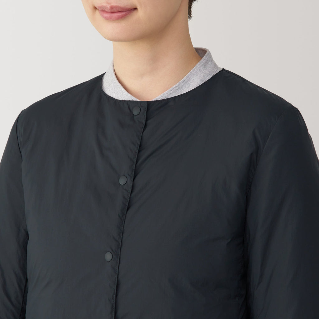 Women's Lightweight Down Collarless Jacket
