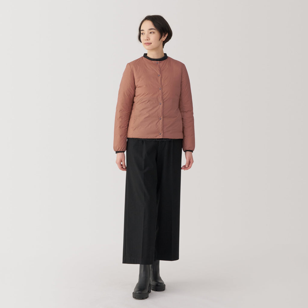 Women's Lightweight Down Collarless Jacket