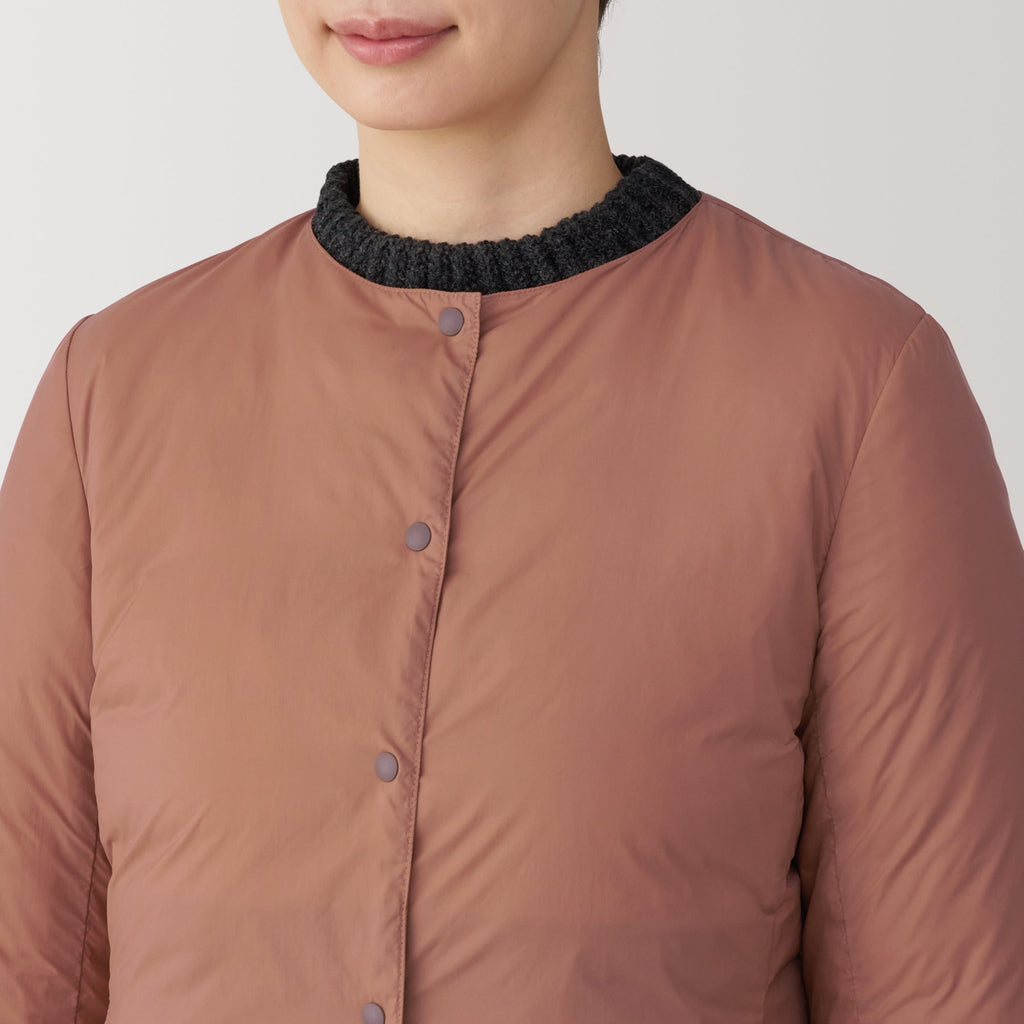 Women's Lightweight Down Collarless Jacket