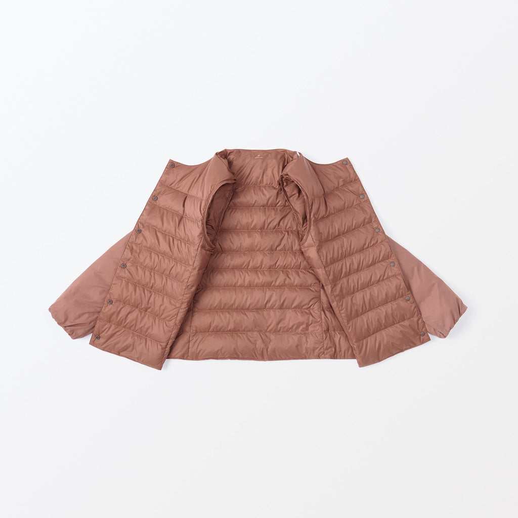 Women's Lightweight Down Collarless Jacket
