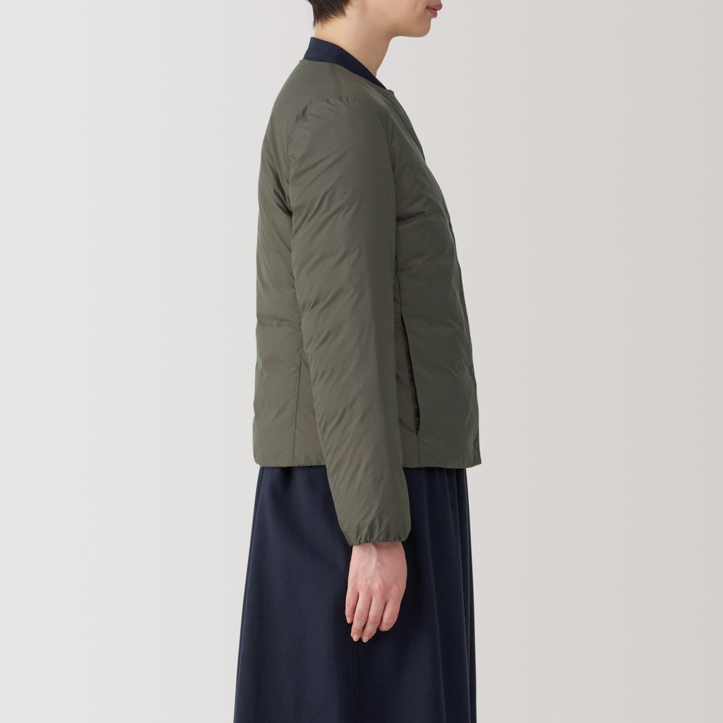 Women's Lightweight Down Collarless Jacket