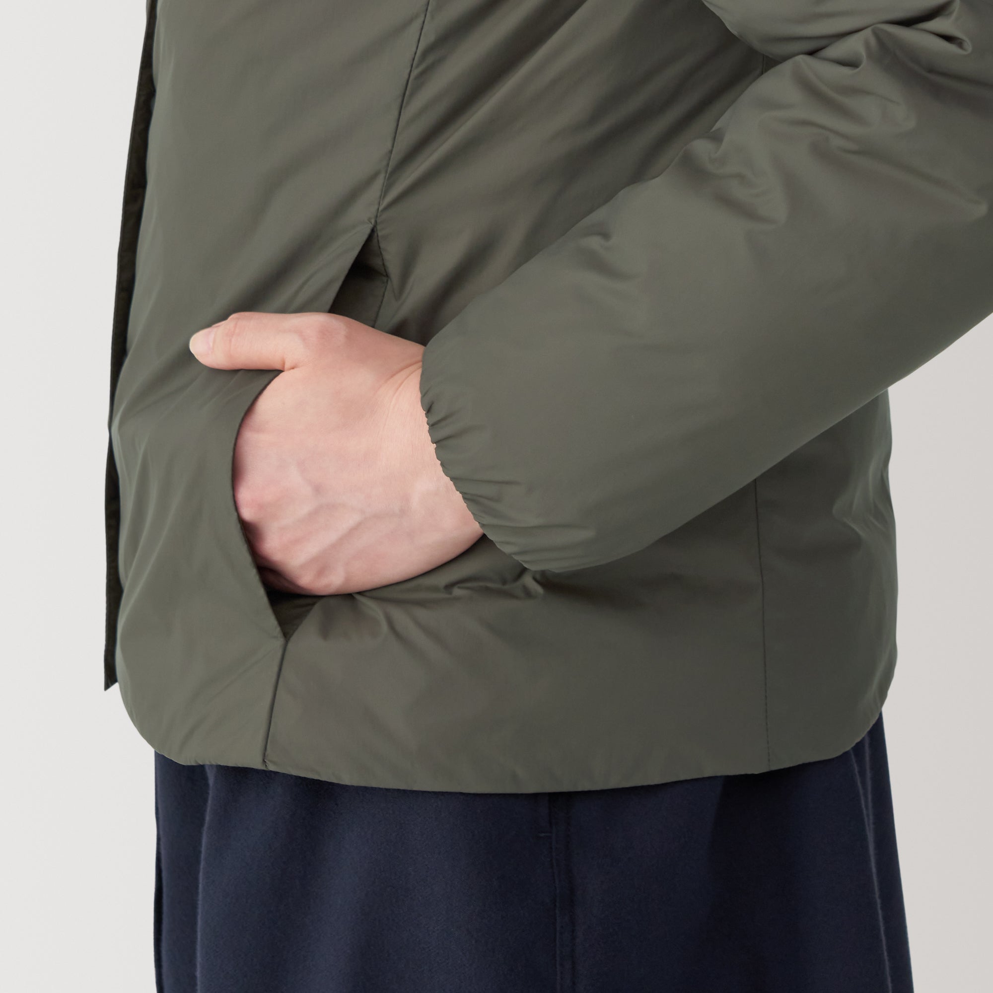 Women's Lightweight Down Collarless Jacket