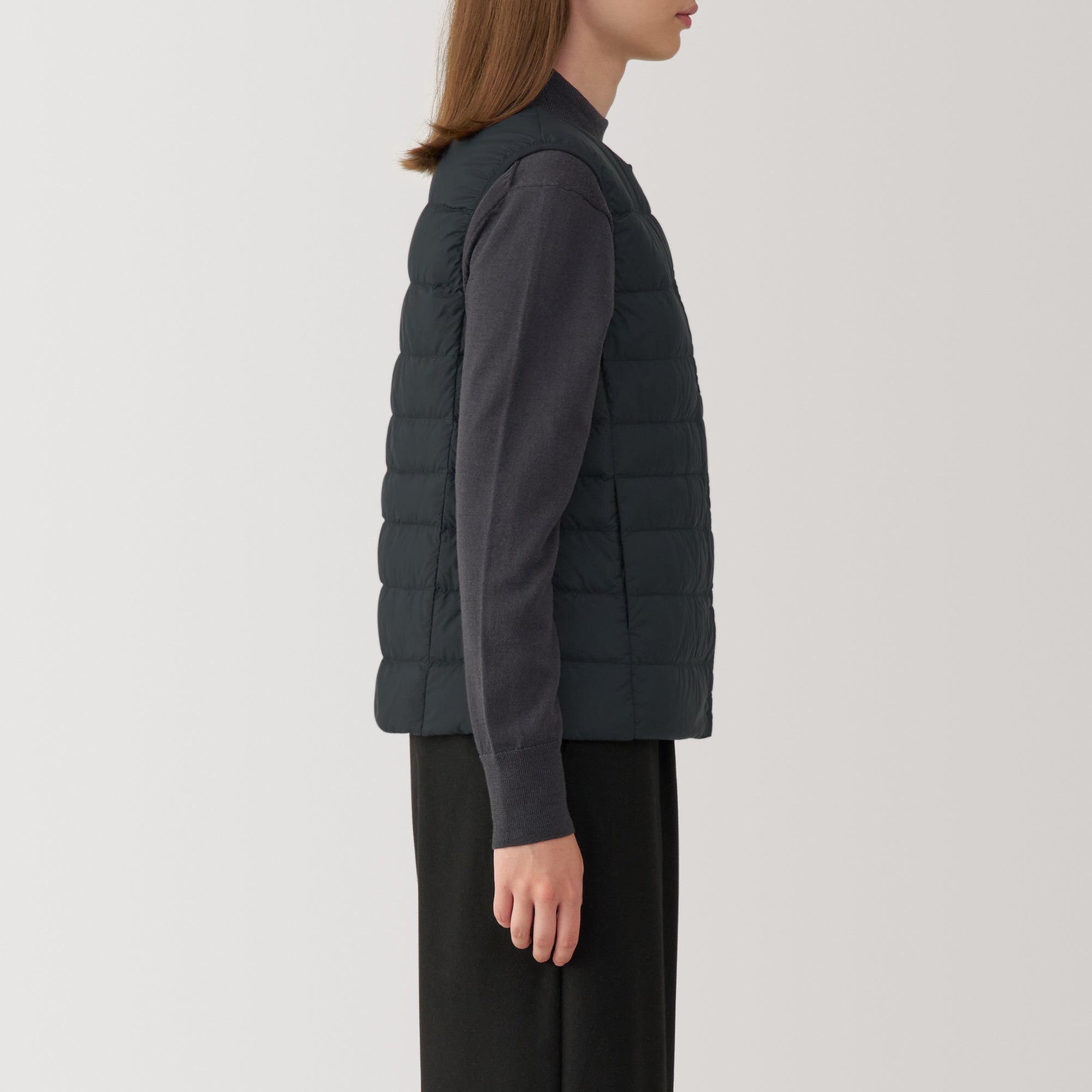 Women's Lightweight Down Collarless Vest