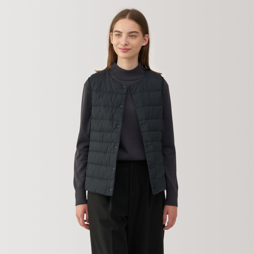 Women's Lightweight Down Collarless Vest
