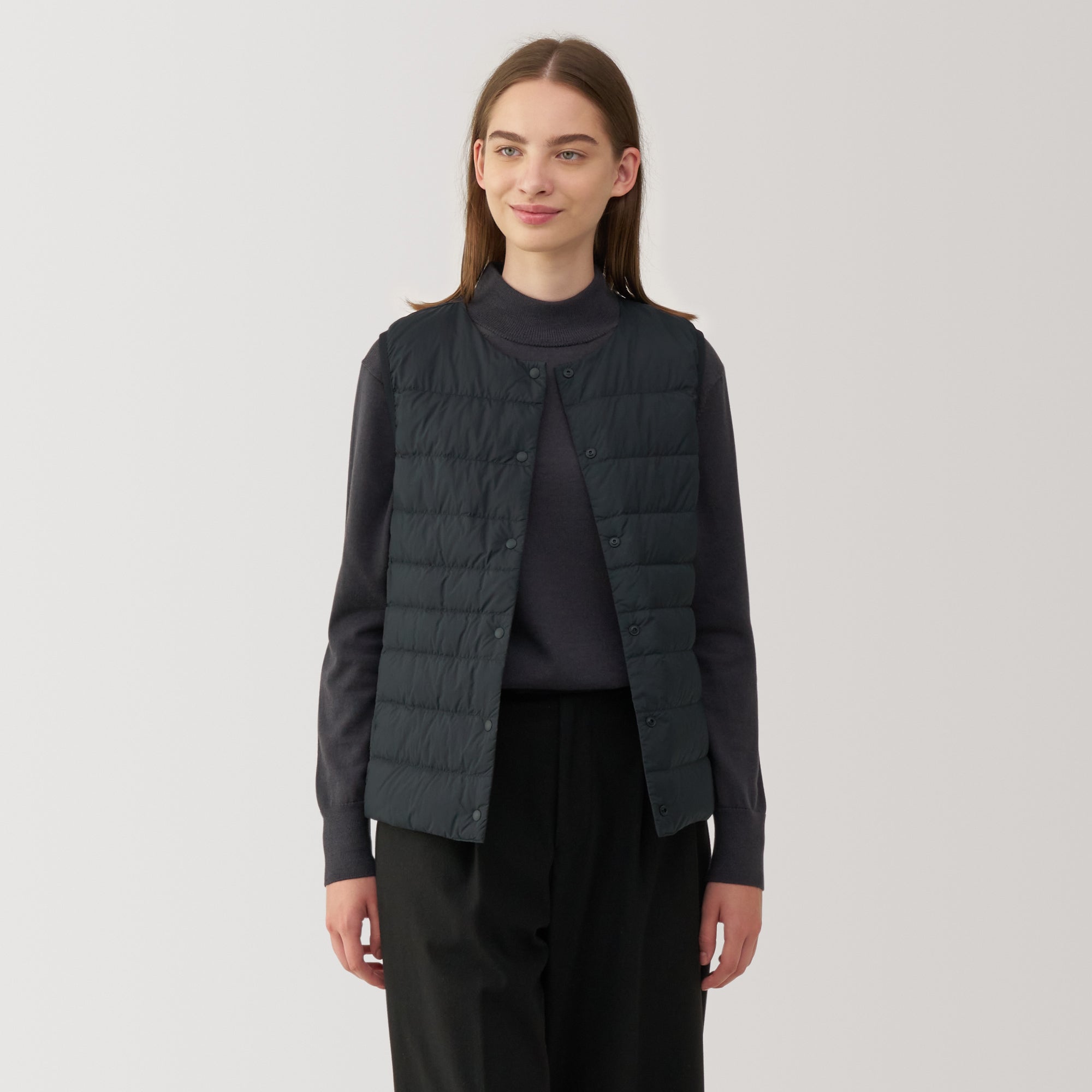 Women's Lightweight Down Collarless Vest