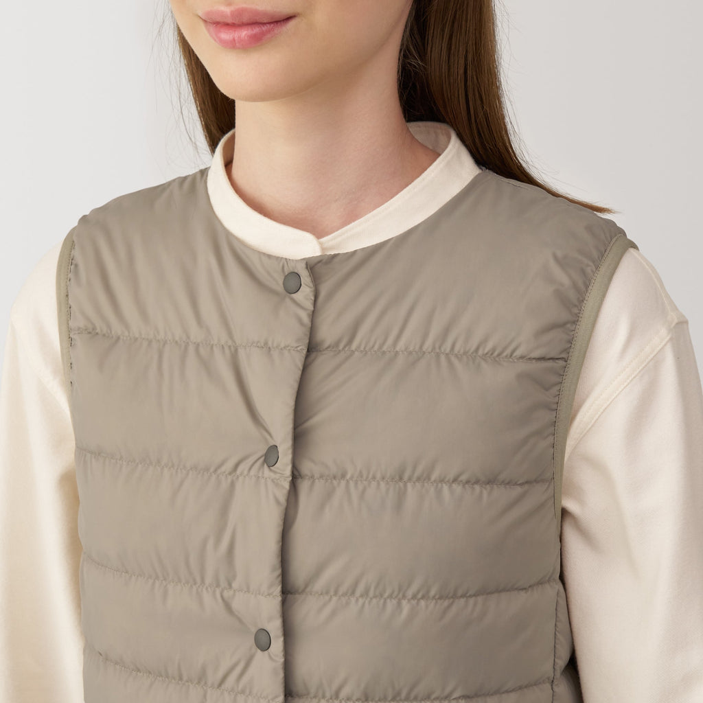 Women's Lightweight Down Collarless Vest
