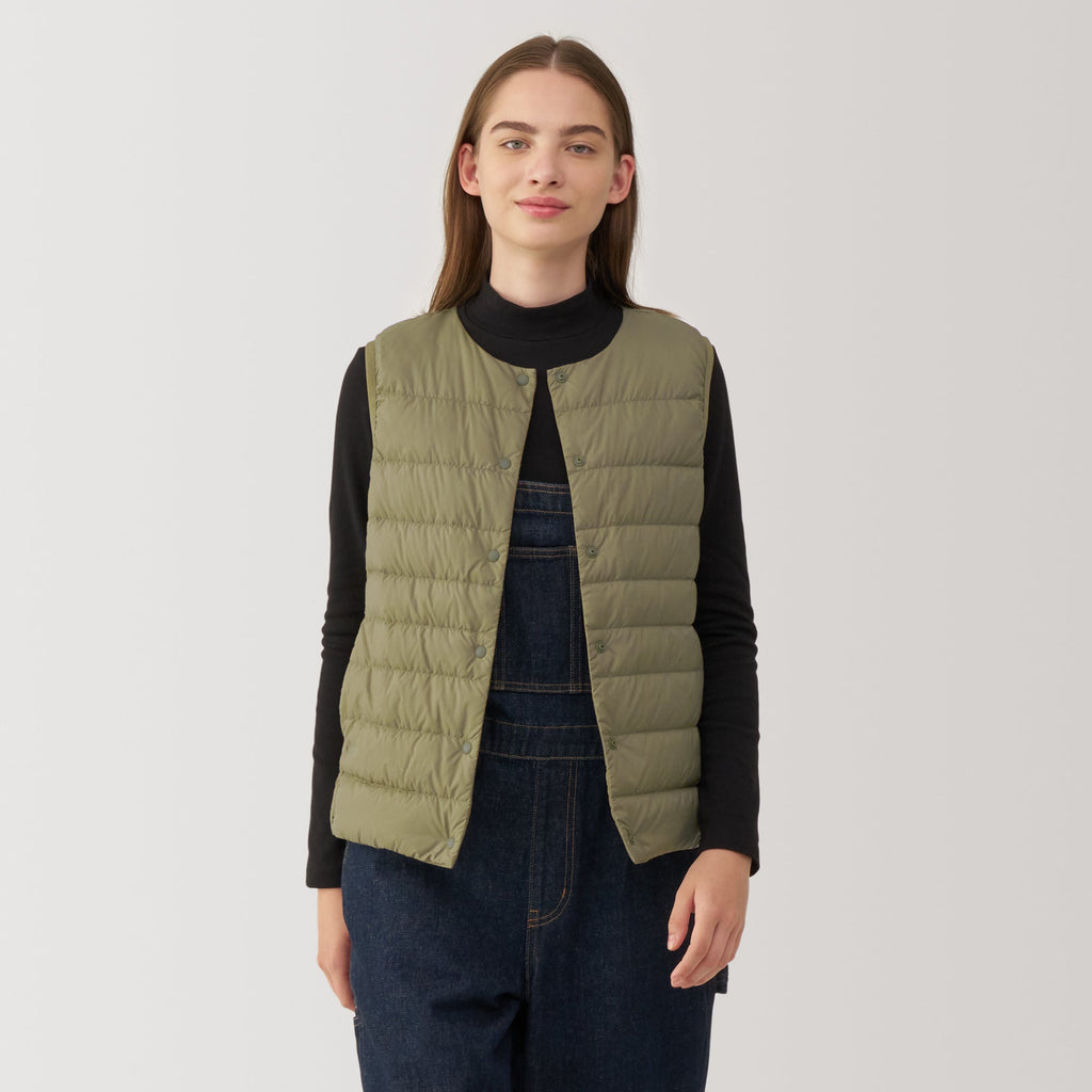 Women's Lightweight Down Collarless Vest