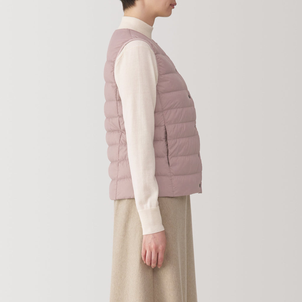 Women's Lightweight Down Collarless Vest