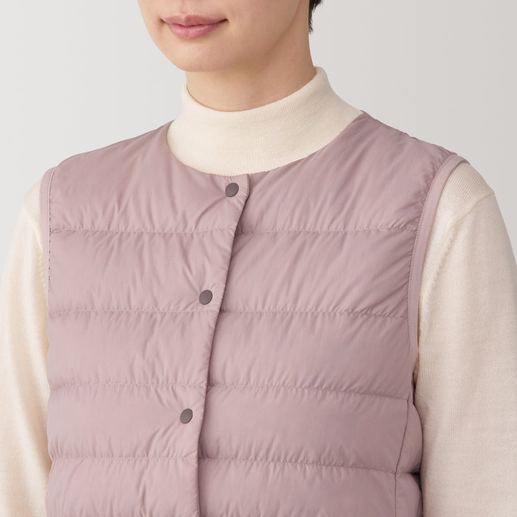 Women's Lightweight Down Collarless Vest