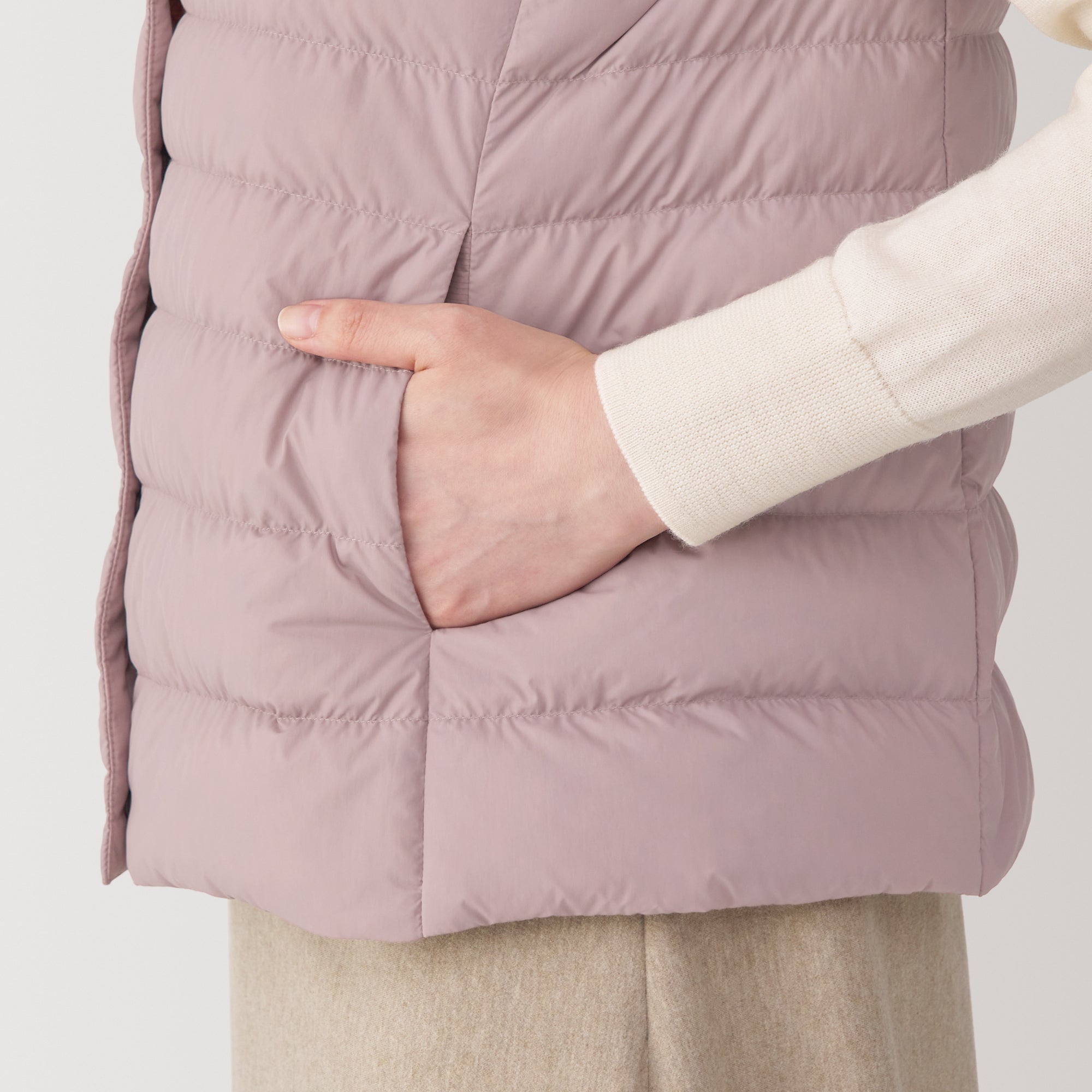 Women's Lightweight Down Collarless Vest