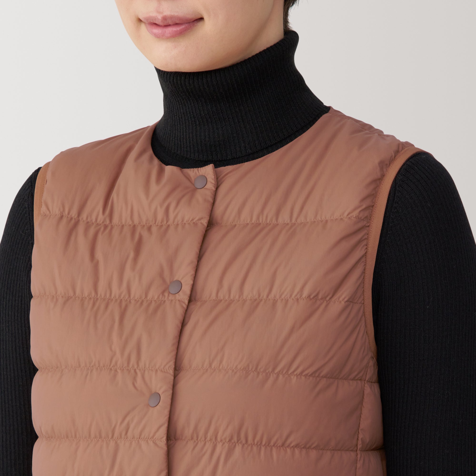 Women's Lightweight Down Collarless Vest