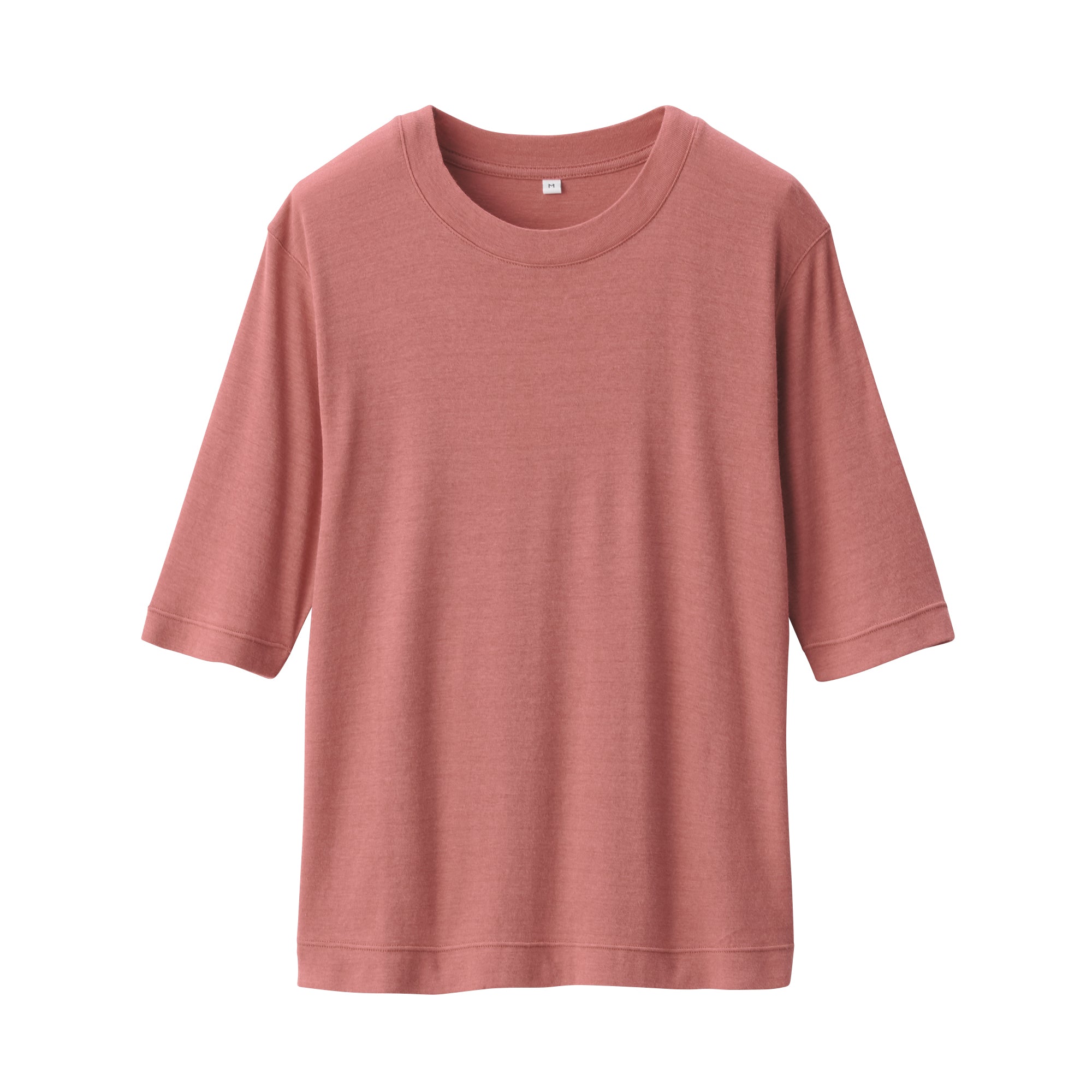Women's Soy Fiber Blend Ribbed Crewneck Half Sleeve T-Shirt