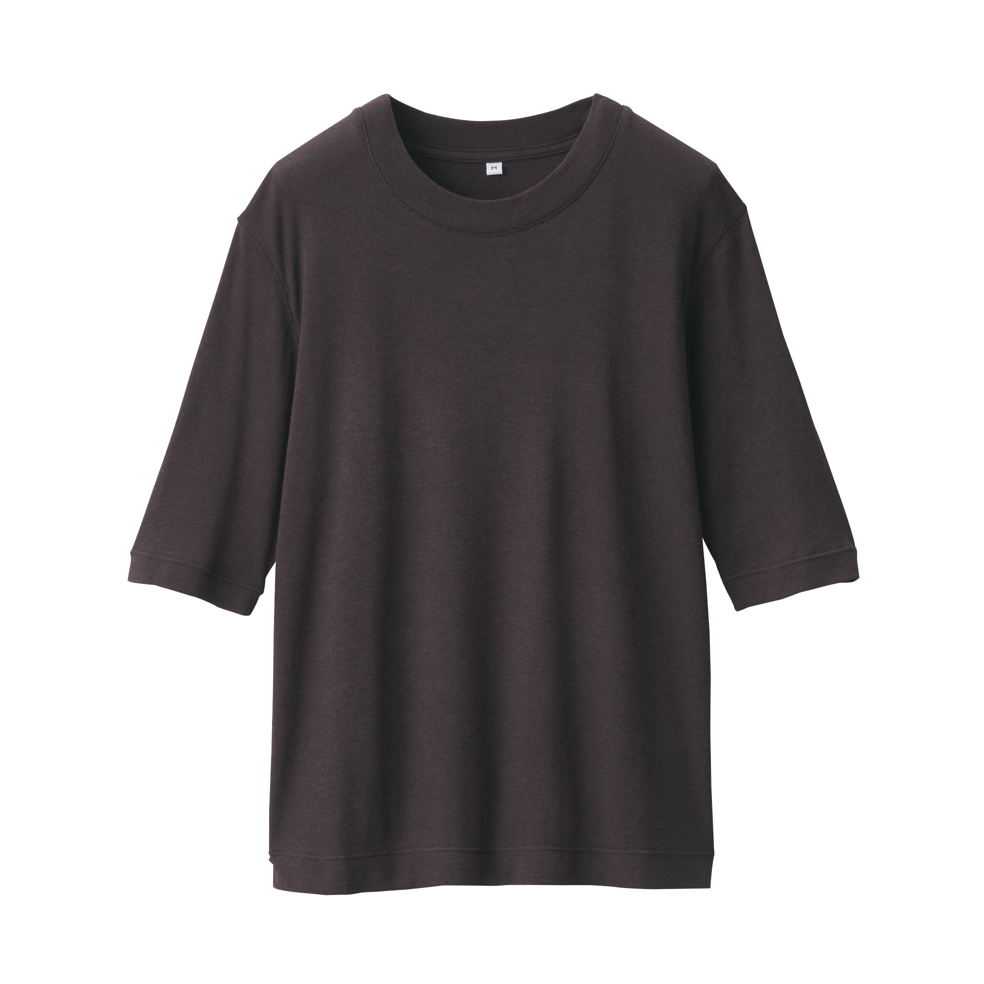 Women's Soy Fiber Blend Ribbed Crewneck Half Sleeve T-Shirt