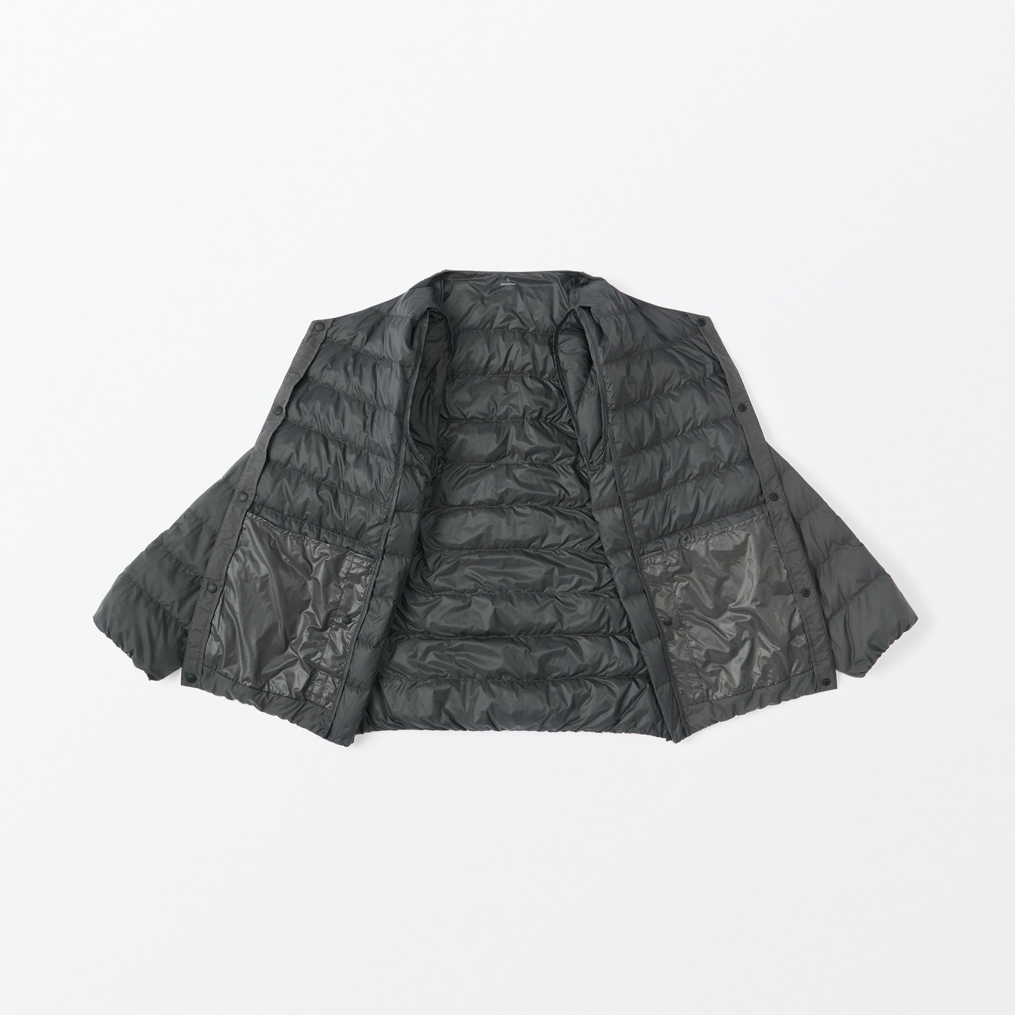 Men's Lightweight Down Collarless Jacket