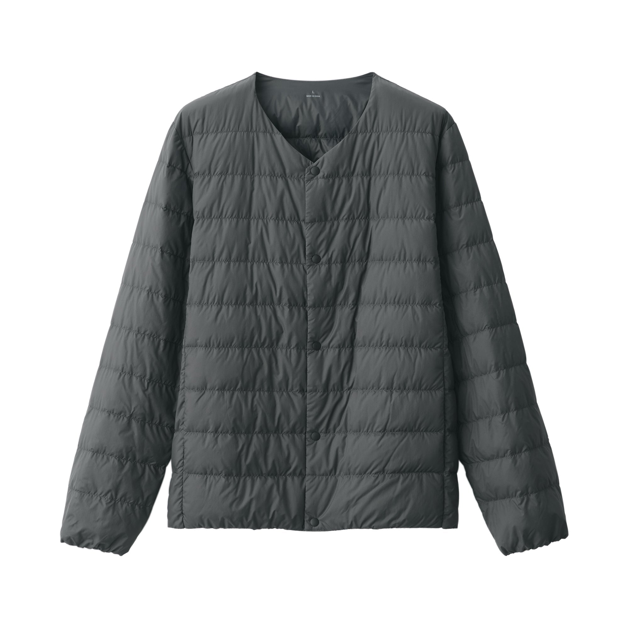 Men's Lightweight Down Collarless Jacket