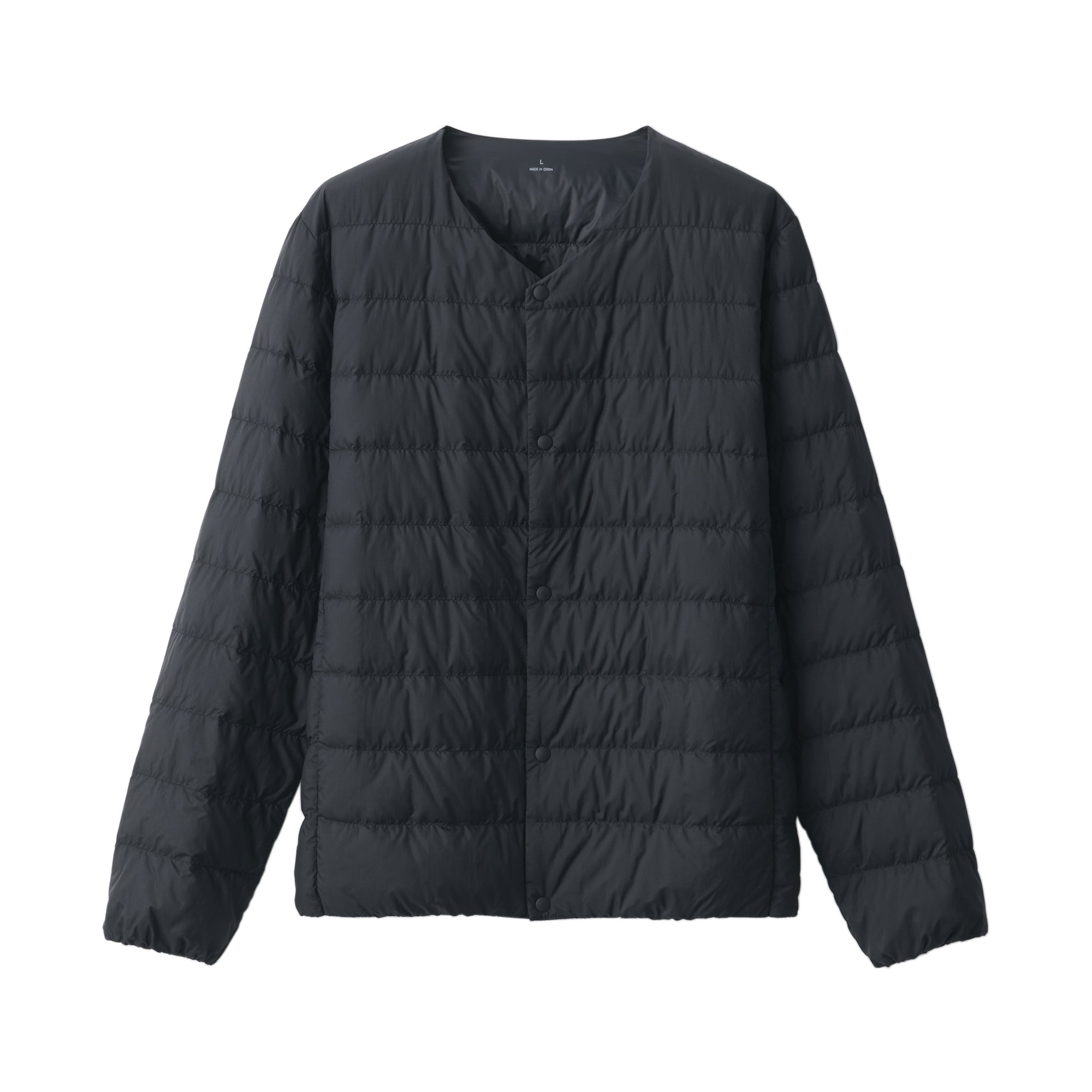 Men's Lightweight Down Collarless Jacket