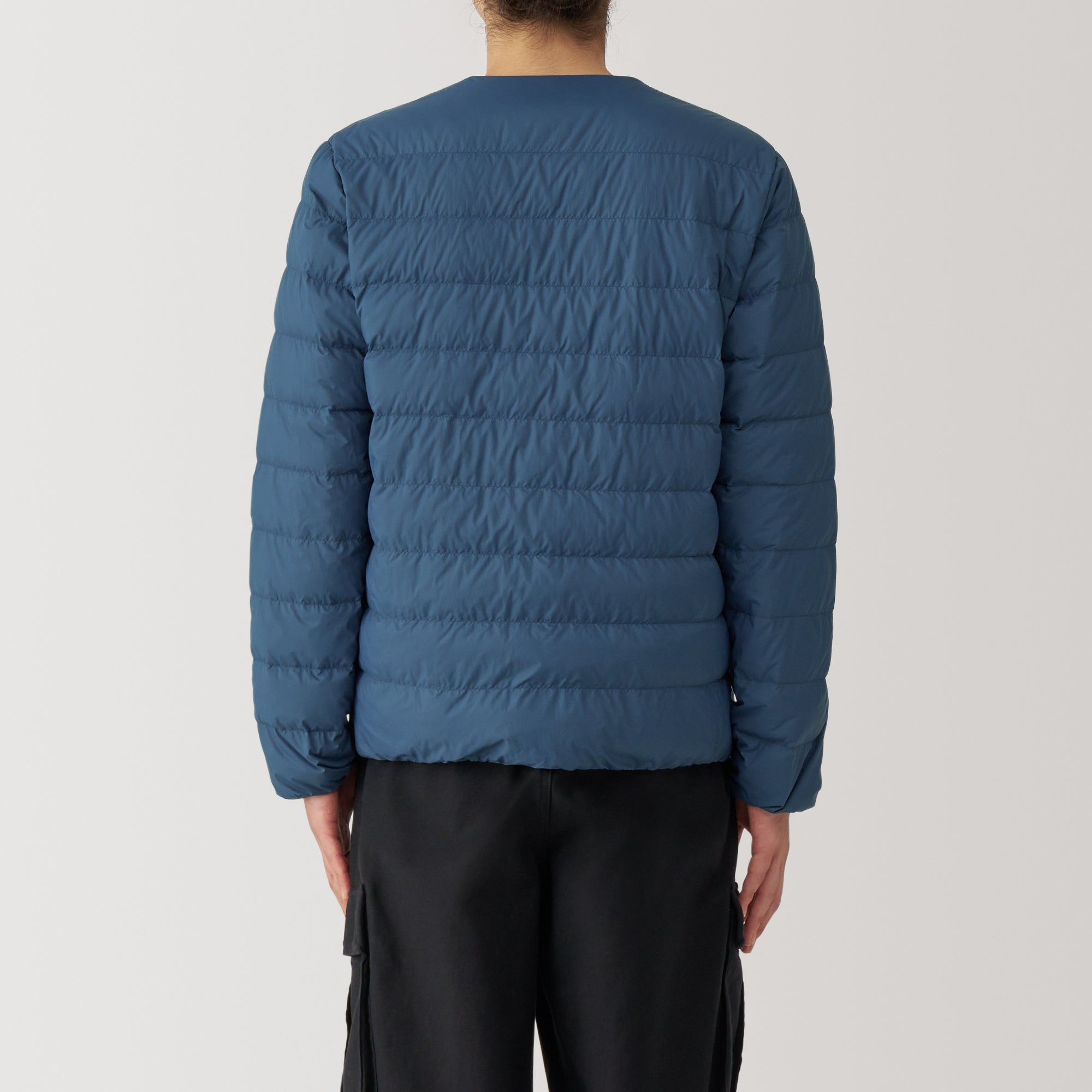 Men's Lightweight Down Collarless Jacket