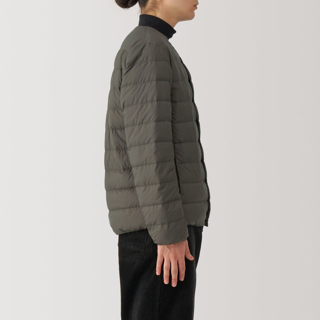 Men's Lightweight Down Collarless Jacket