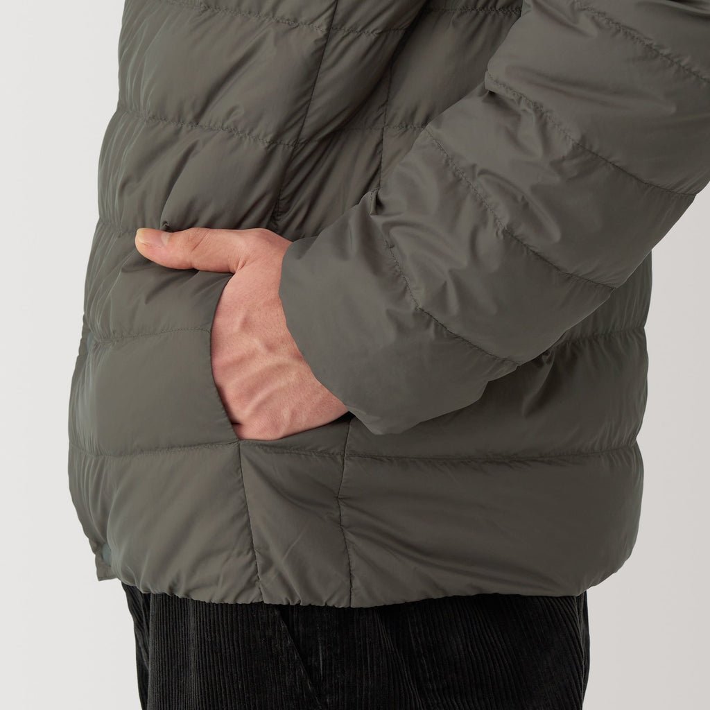 Men's Lightweight Down Collarless Jacket