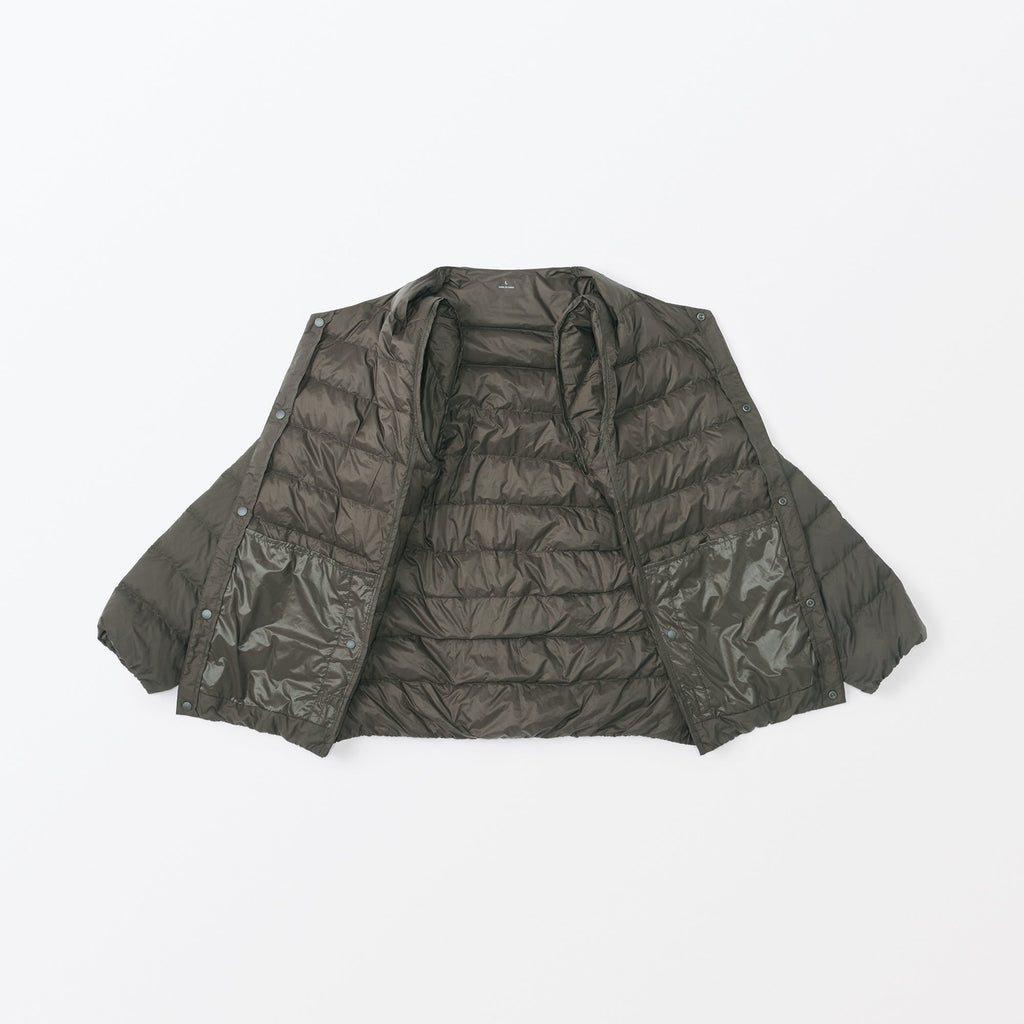 Men's Lightweight Down Collarless Jacket