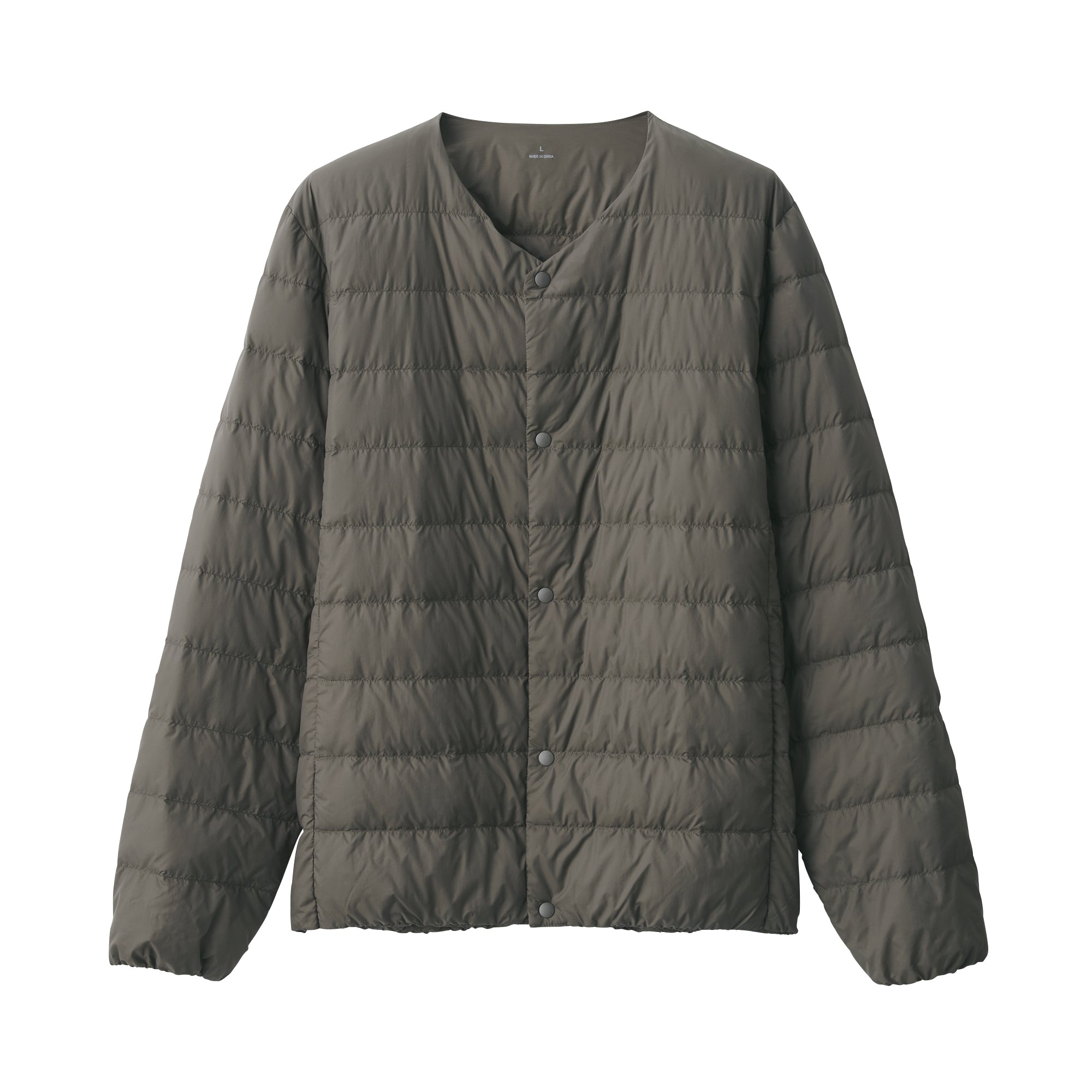 Men's Lightweight Down Collarless Jacket