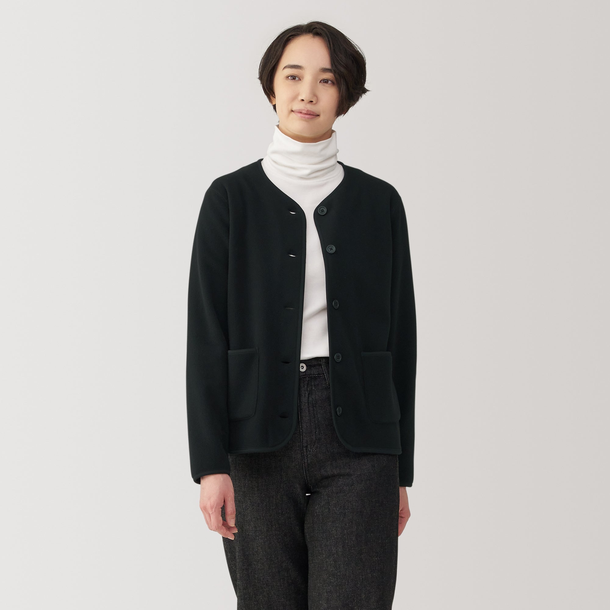Recyclable Fleece Cardigan
