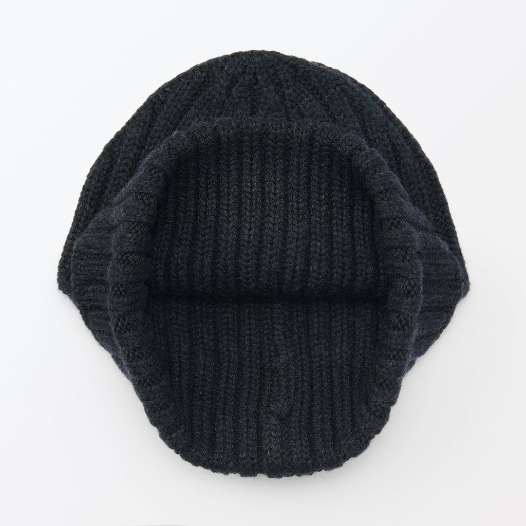 Wool Ribbed Beanie