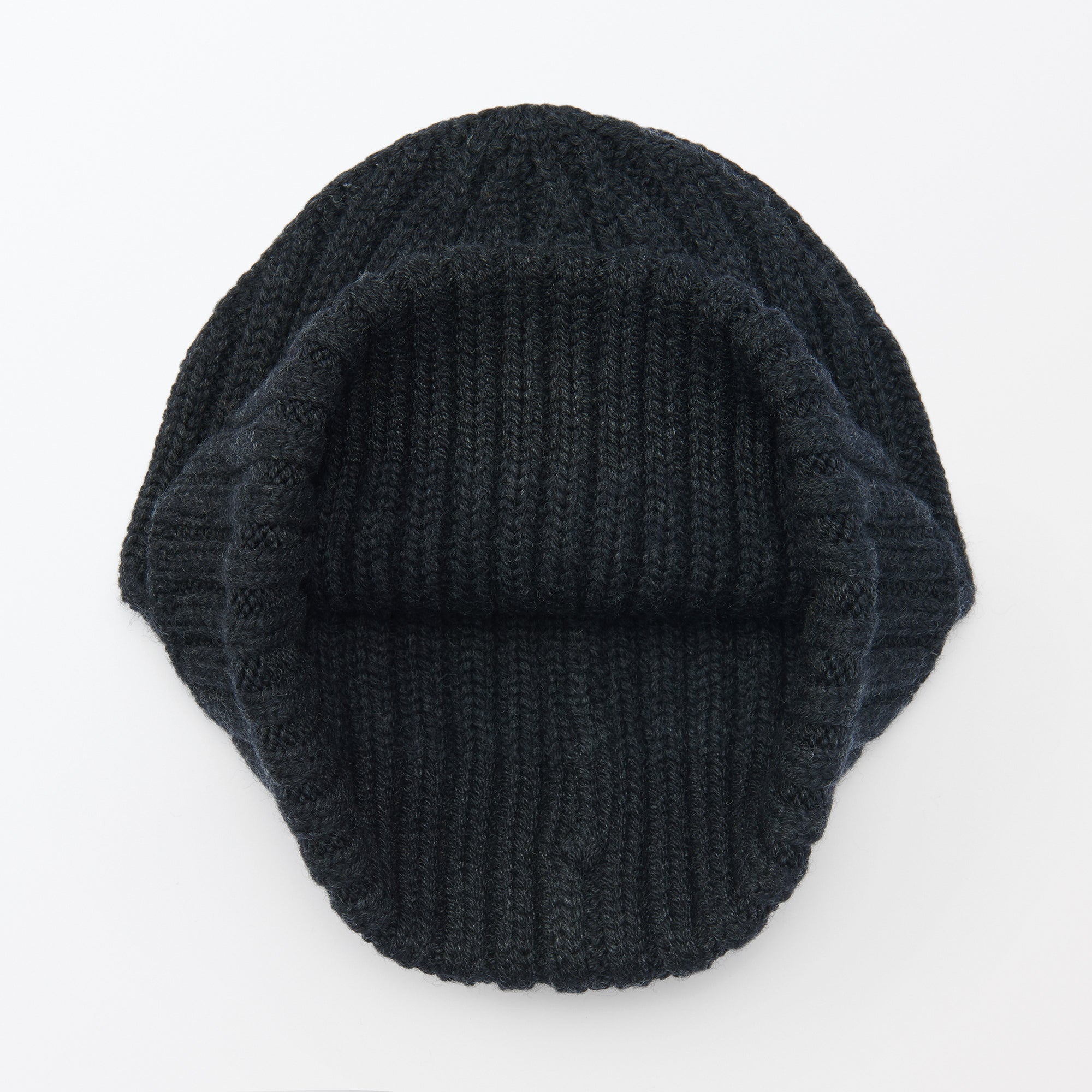 Wool Ribbed Beanie