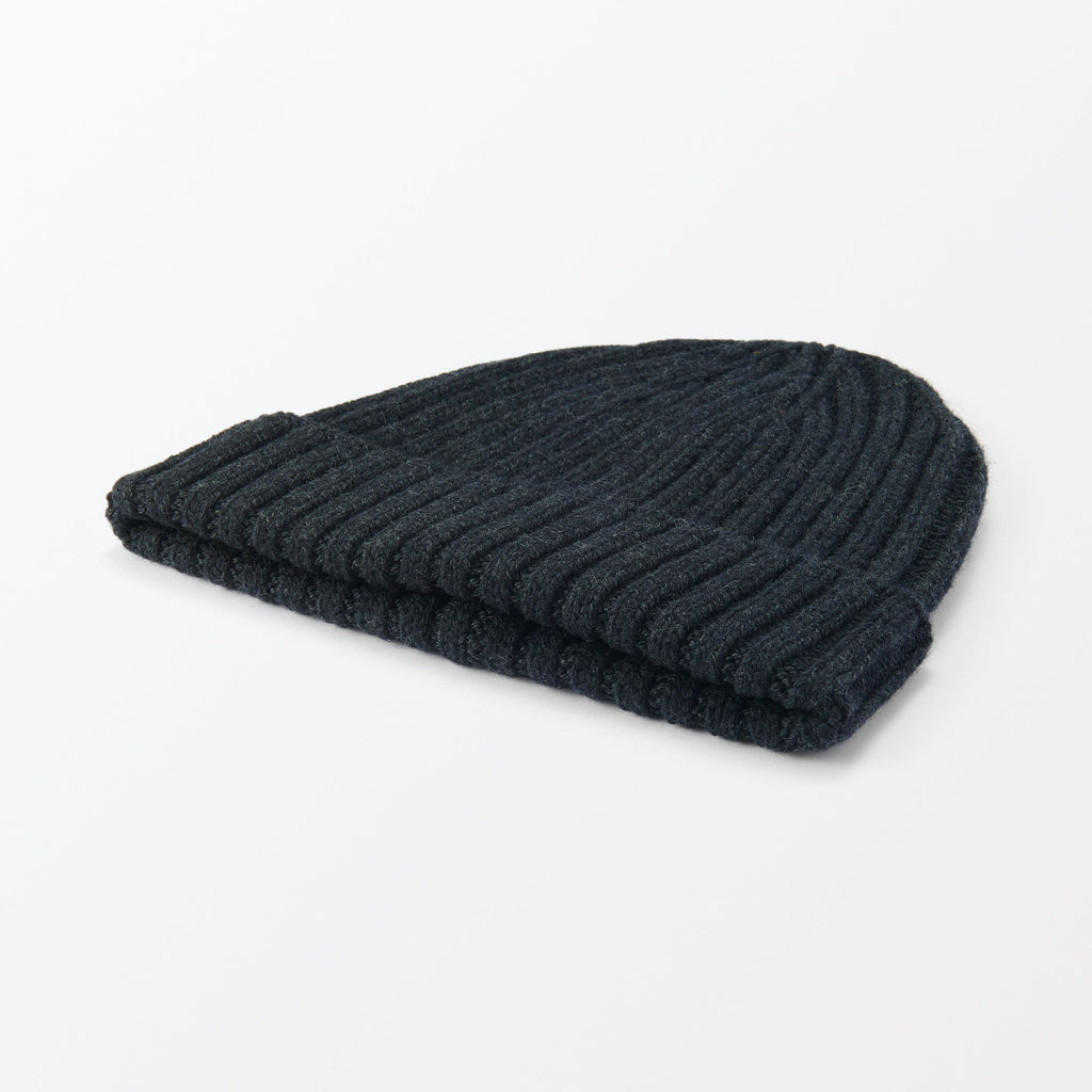 Wool Ribbed Beanie