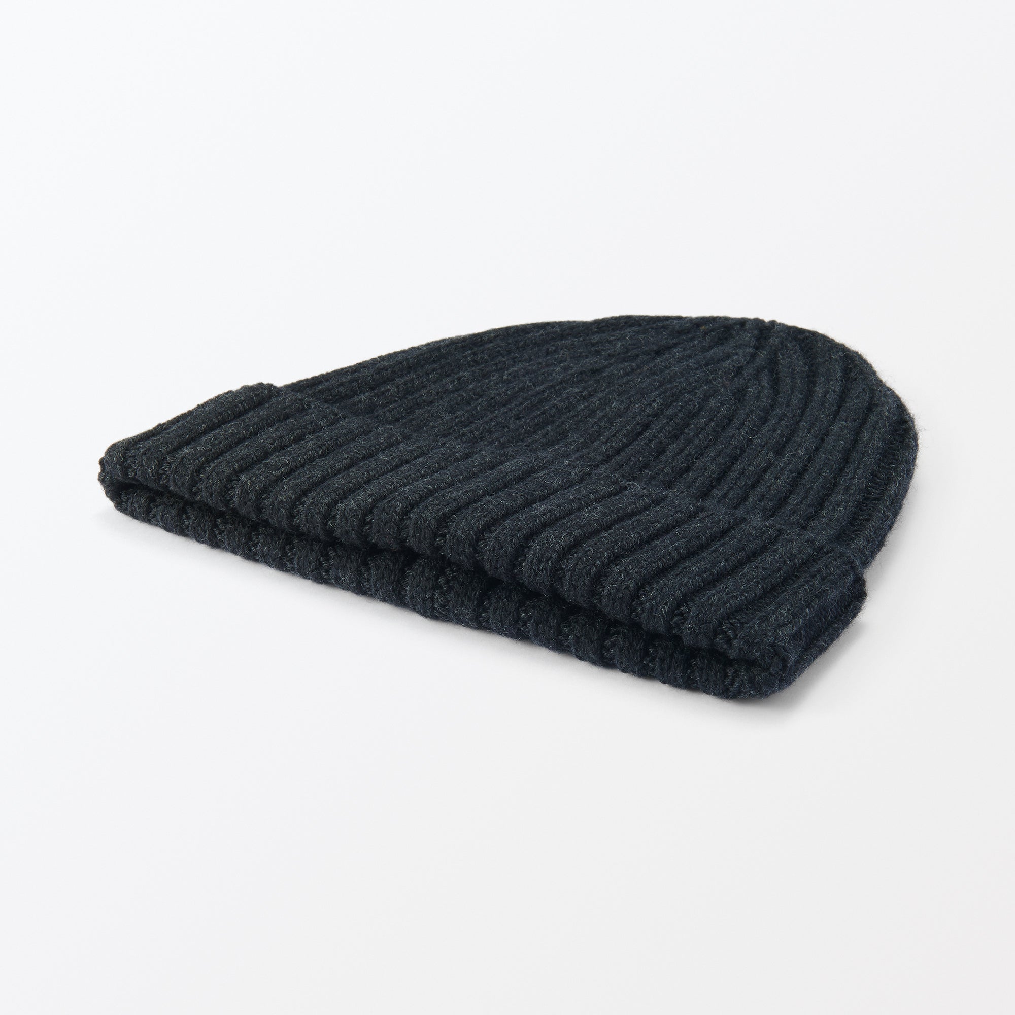 Wool Ribbed Beanie