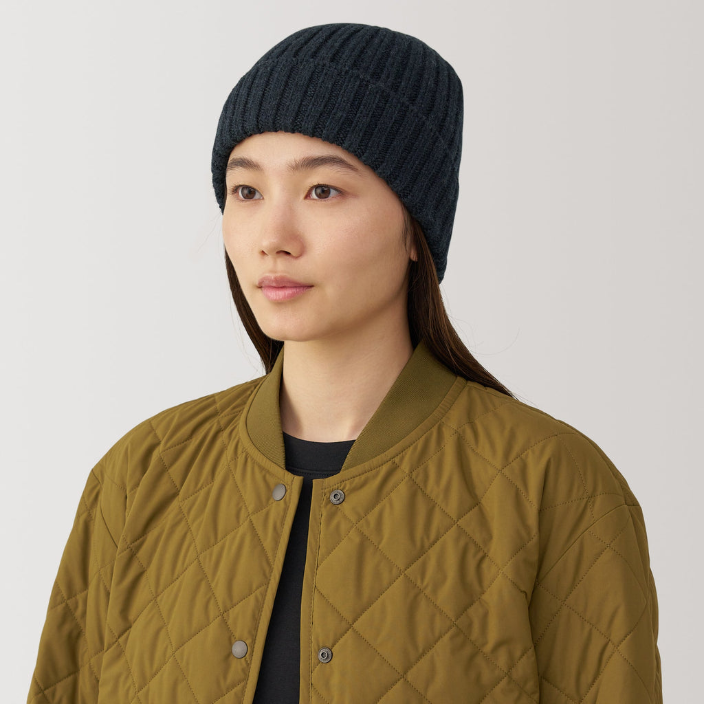 Wool Ribbed Beanie