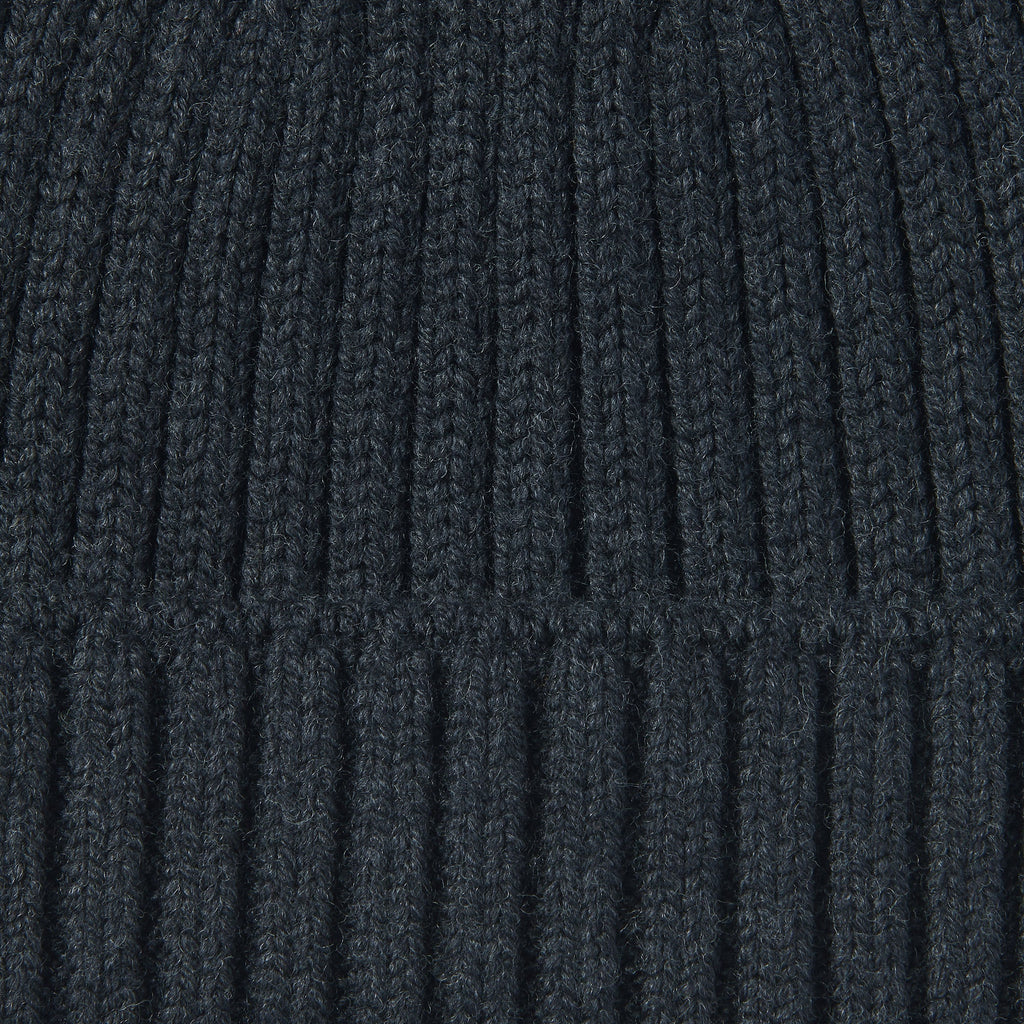 Wool Ribbed Beanie