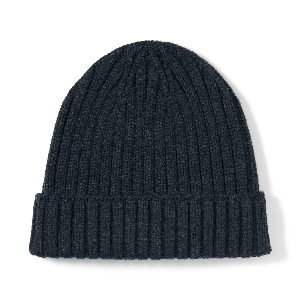 Wool Ribbed Beanie