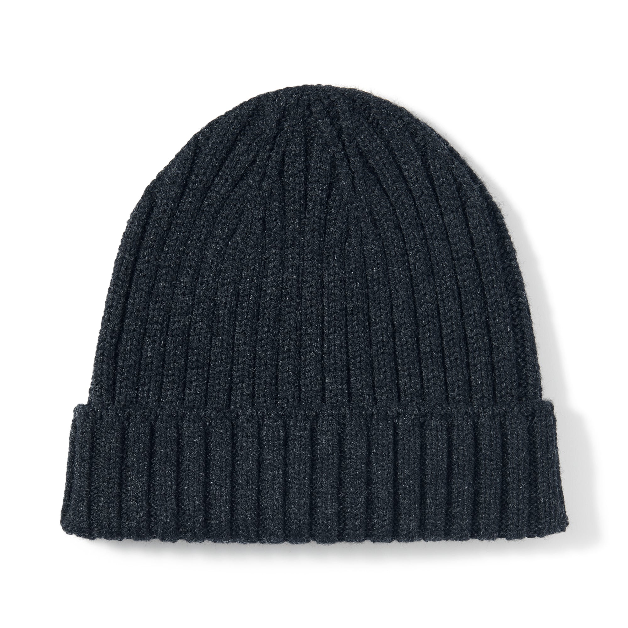Wool Ribbed Beanie