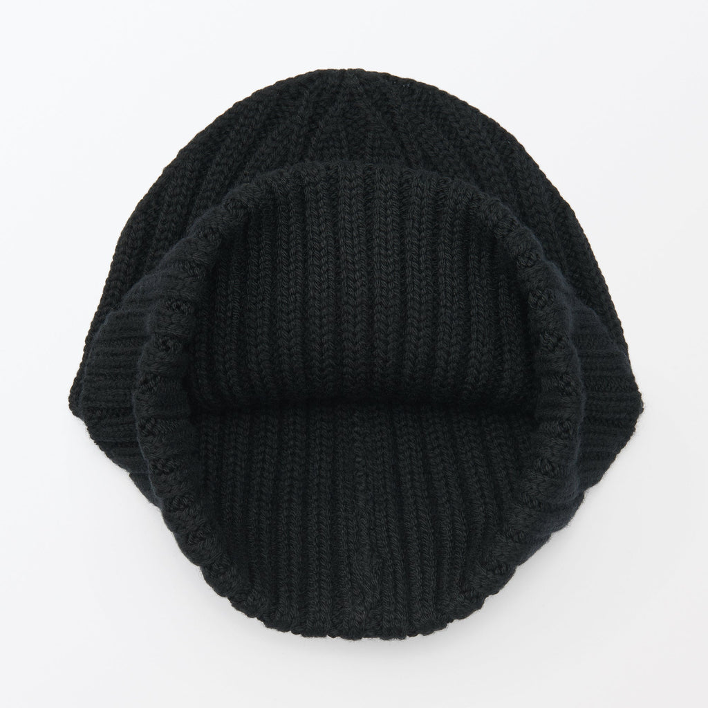 Wool Ribbed Beanie