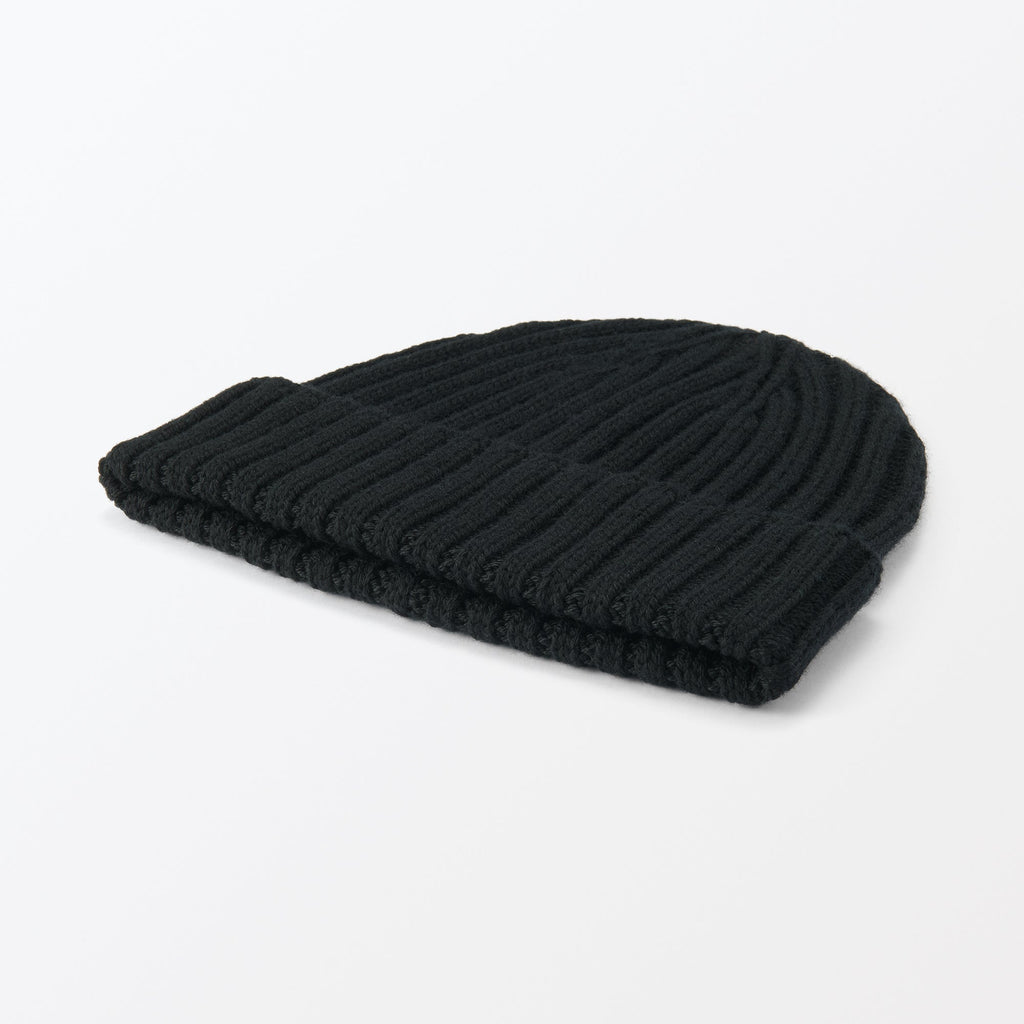 Wool Ribbed Beanie