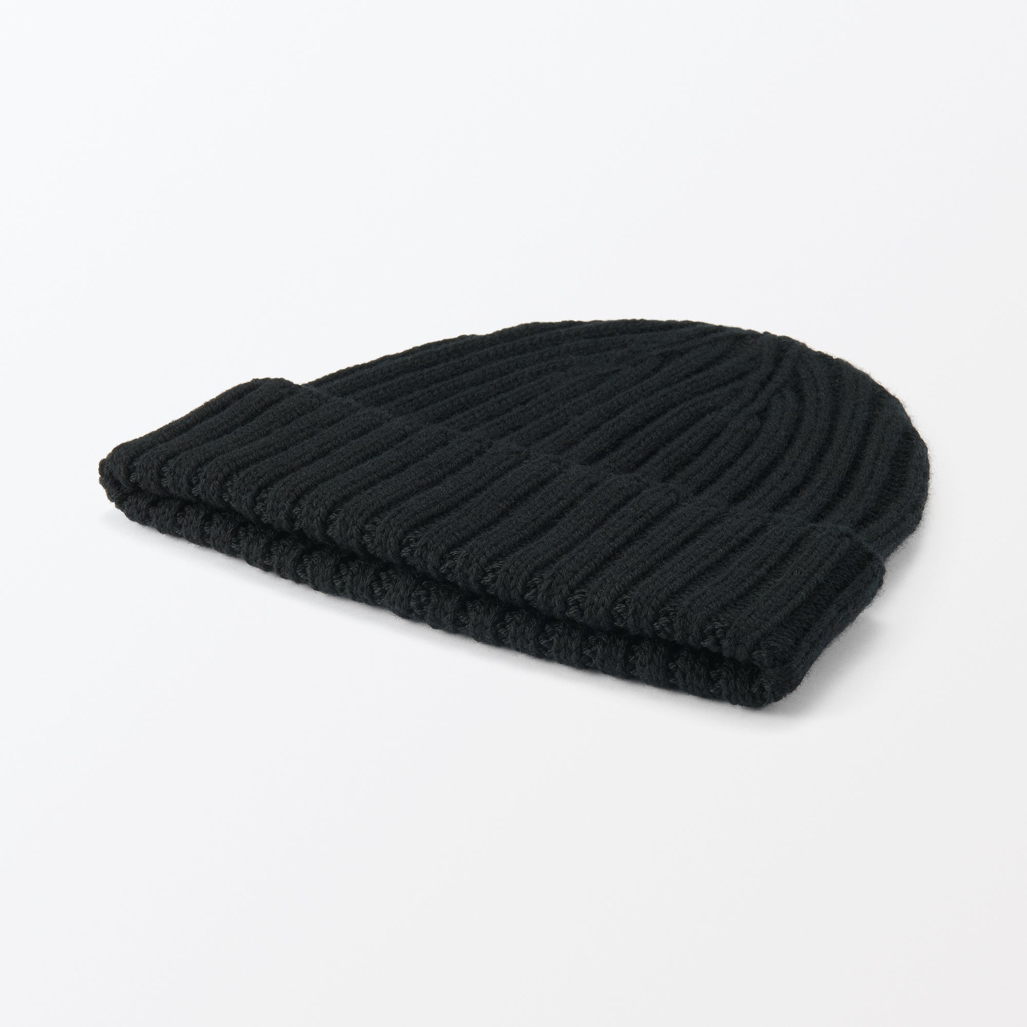 Wool Ribbed Beanie