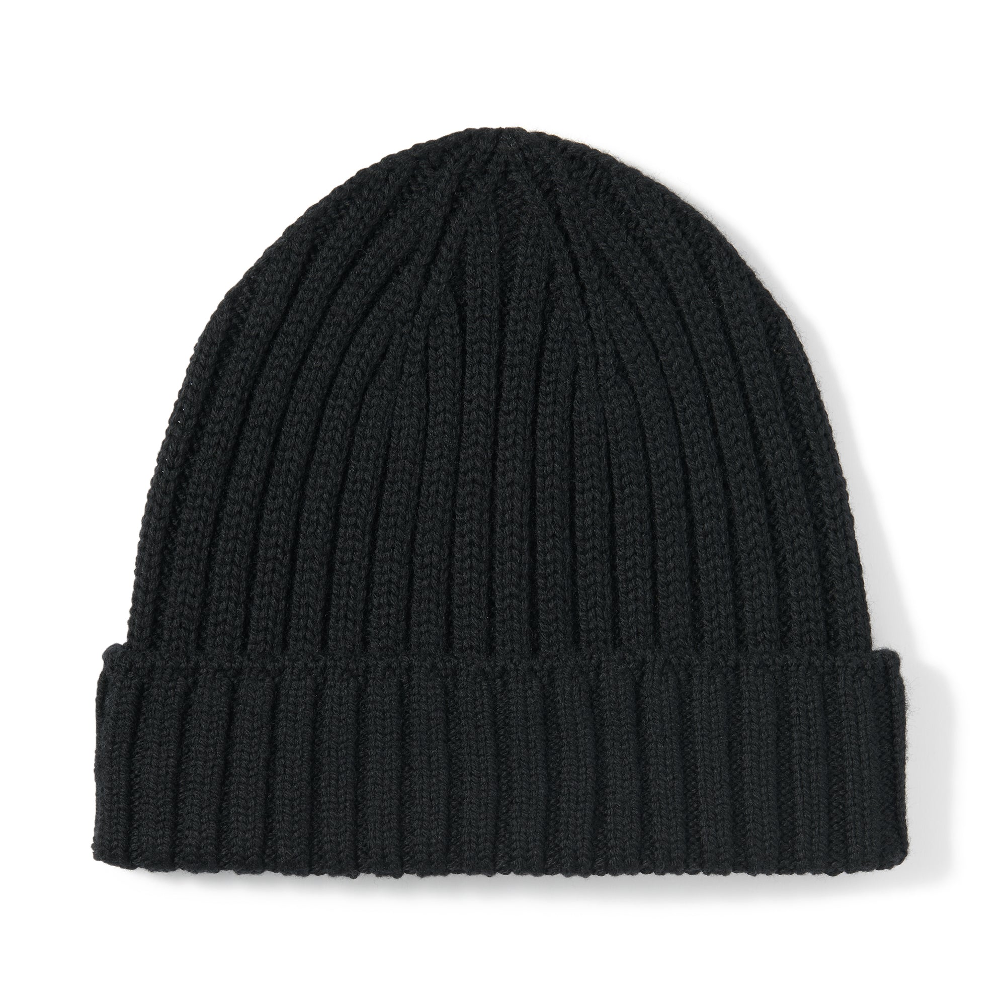 Wool Ribbed Beanie