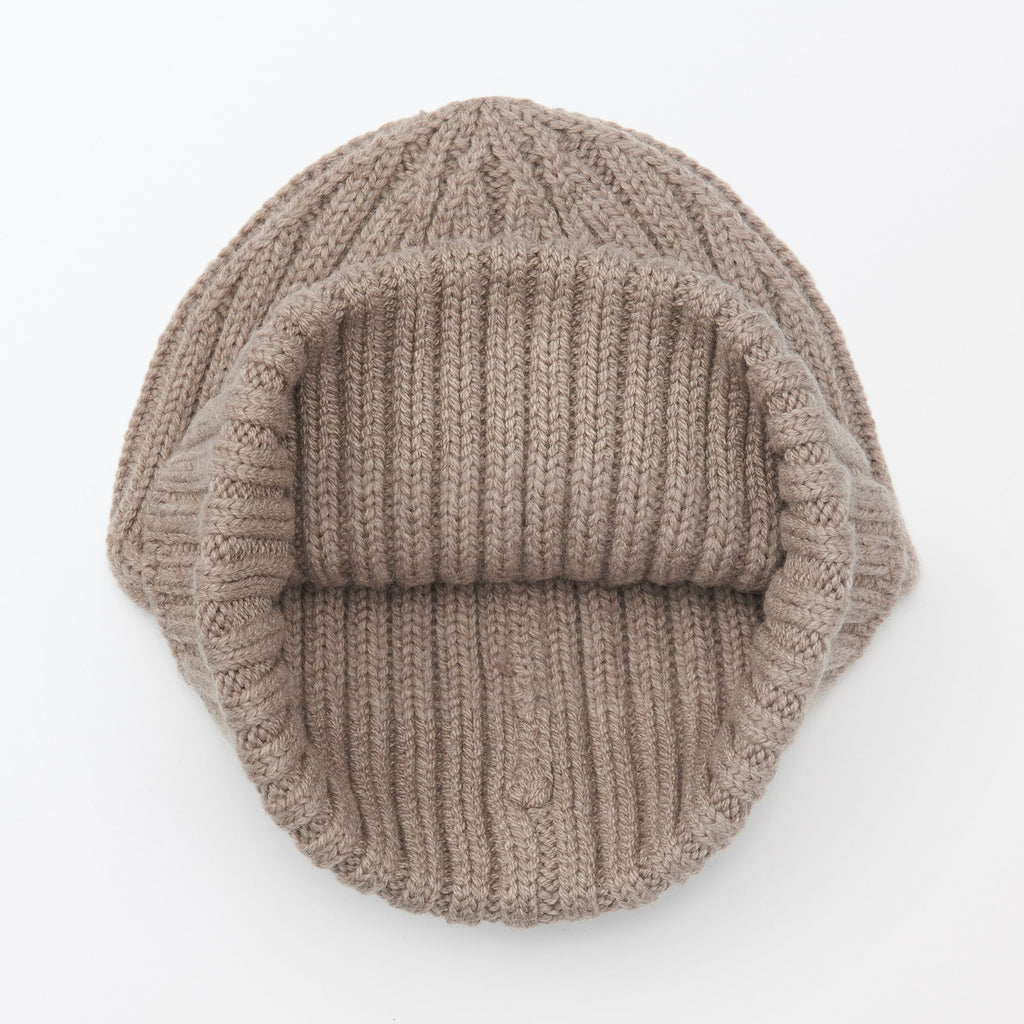 Wool Ribbed Beanie