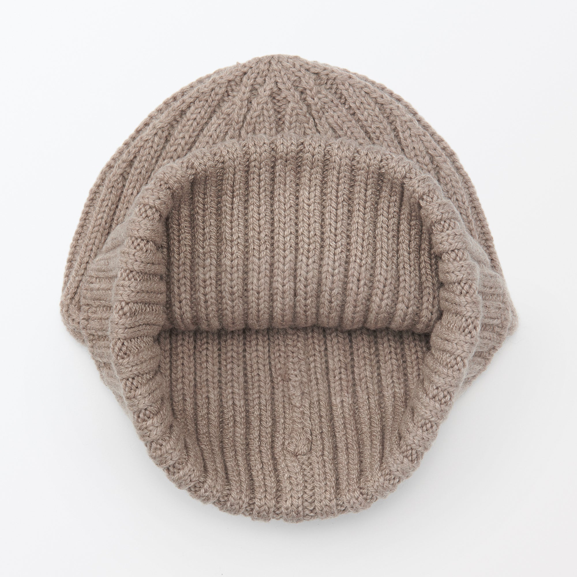 Wool Ribbed Beanie