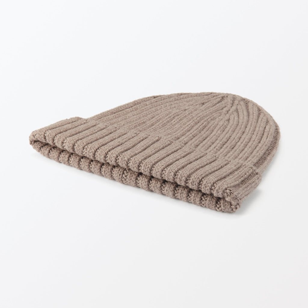 Wool Ribbed Beanie