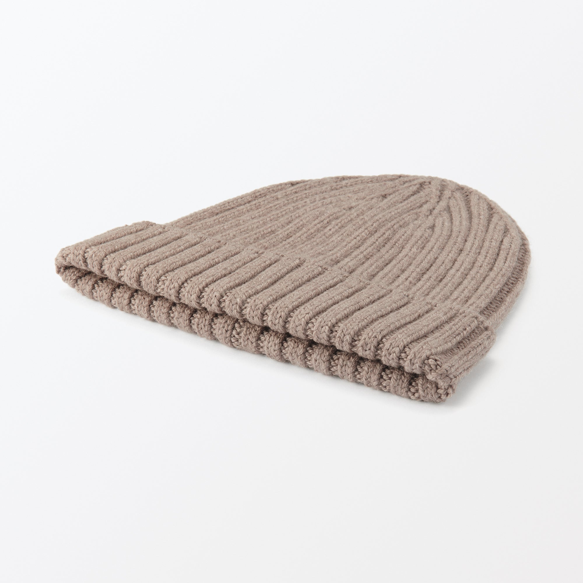 Wool Ribbed Beanie