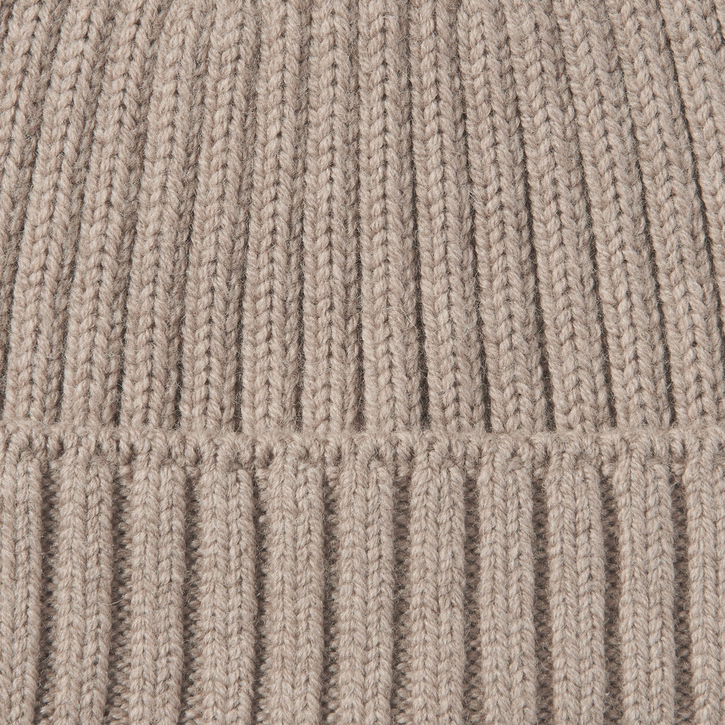 Wool Ribbed Beanie