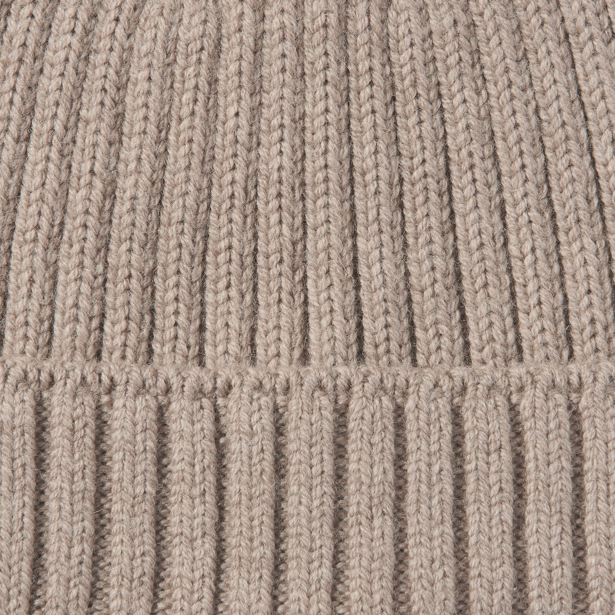 Wool Ribbed Beanie