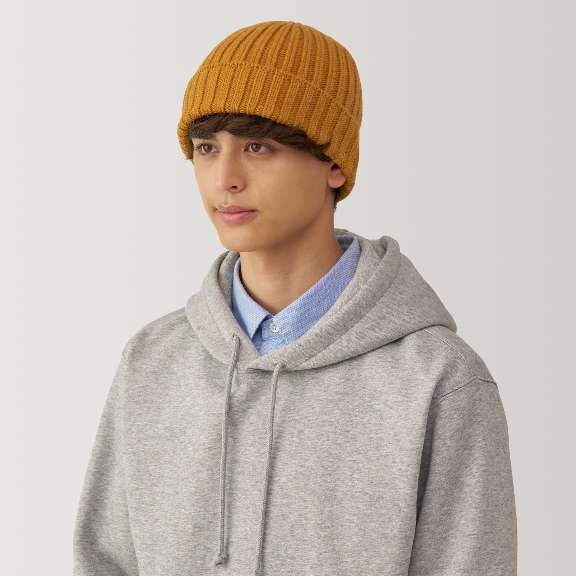 Wool Ribbed Beanie